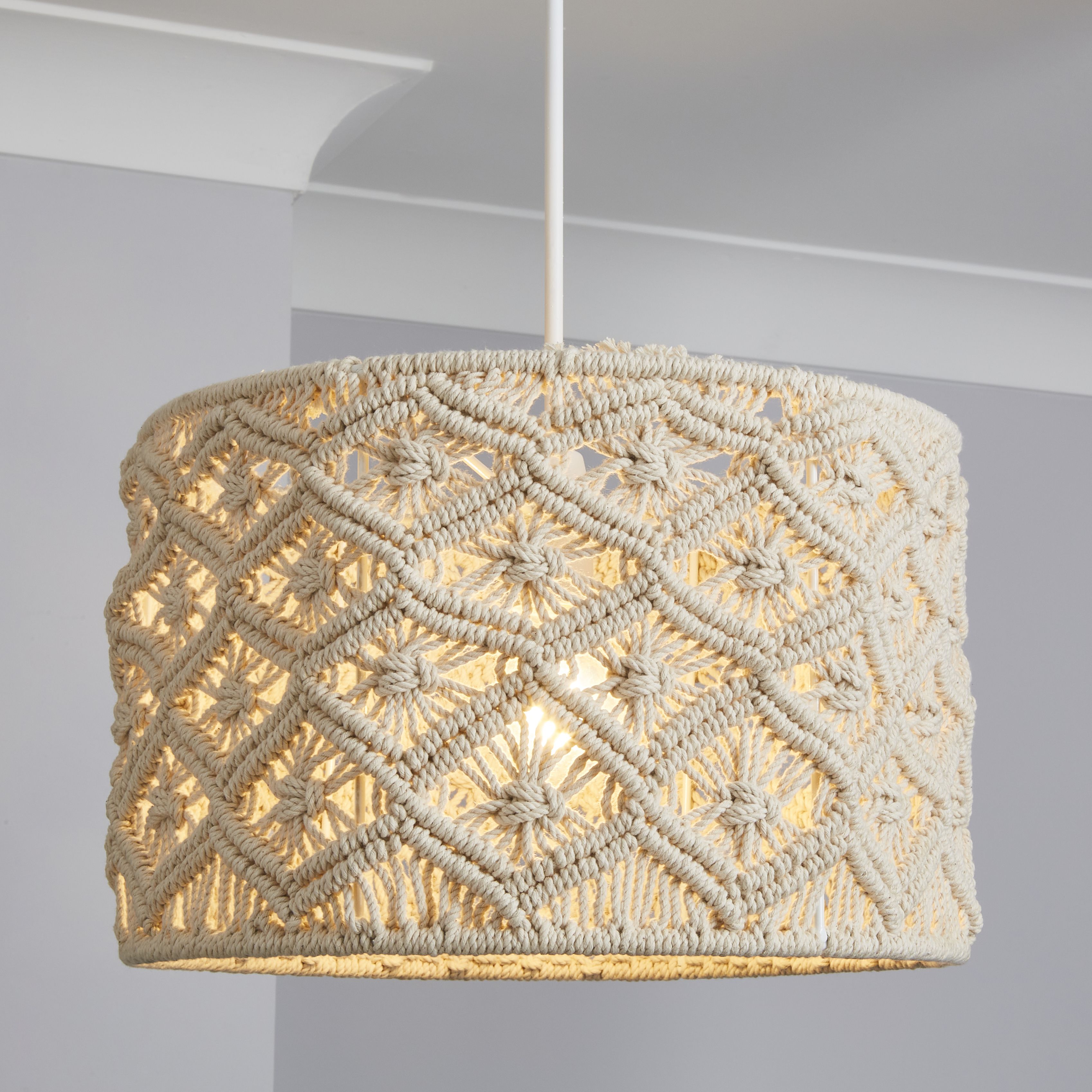 Inlight Fides Neutral Woven Lamp shade (D)355mm