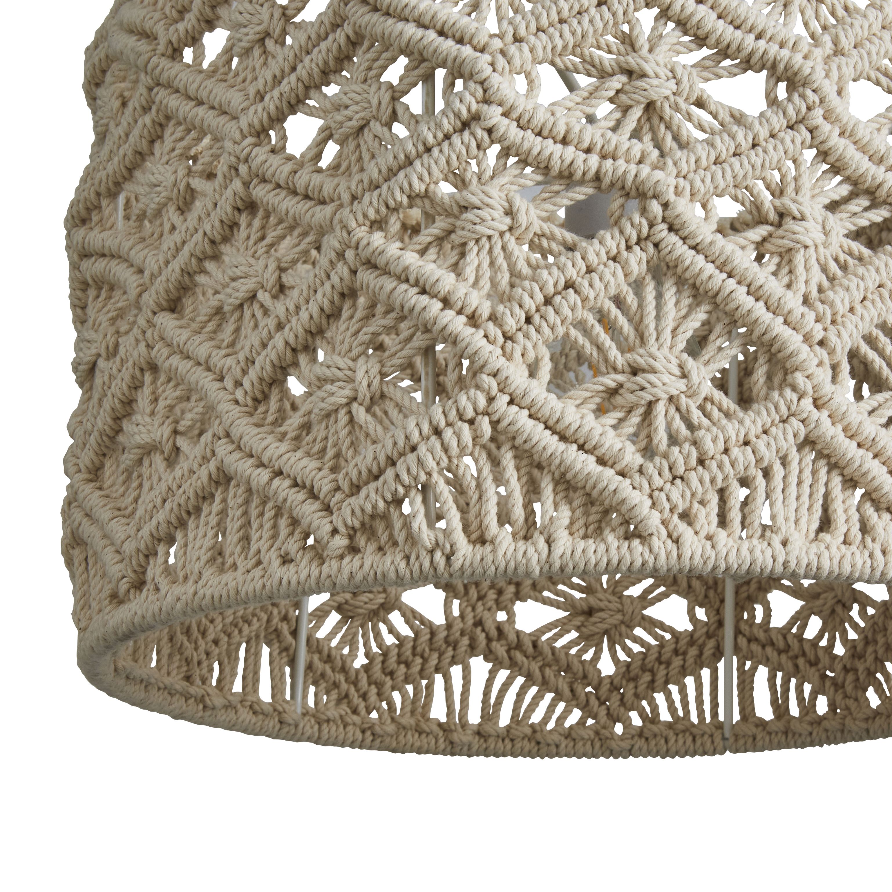 Inlight Fides Neutral Woven Lamp shade (D)355mm