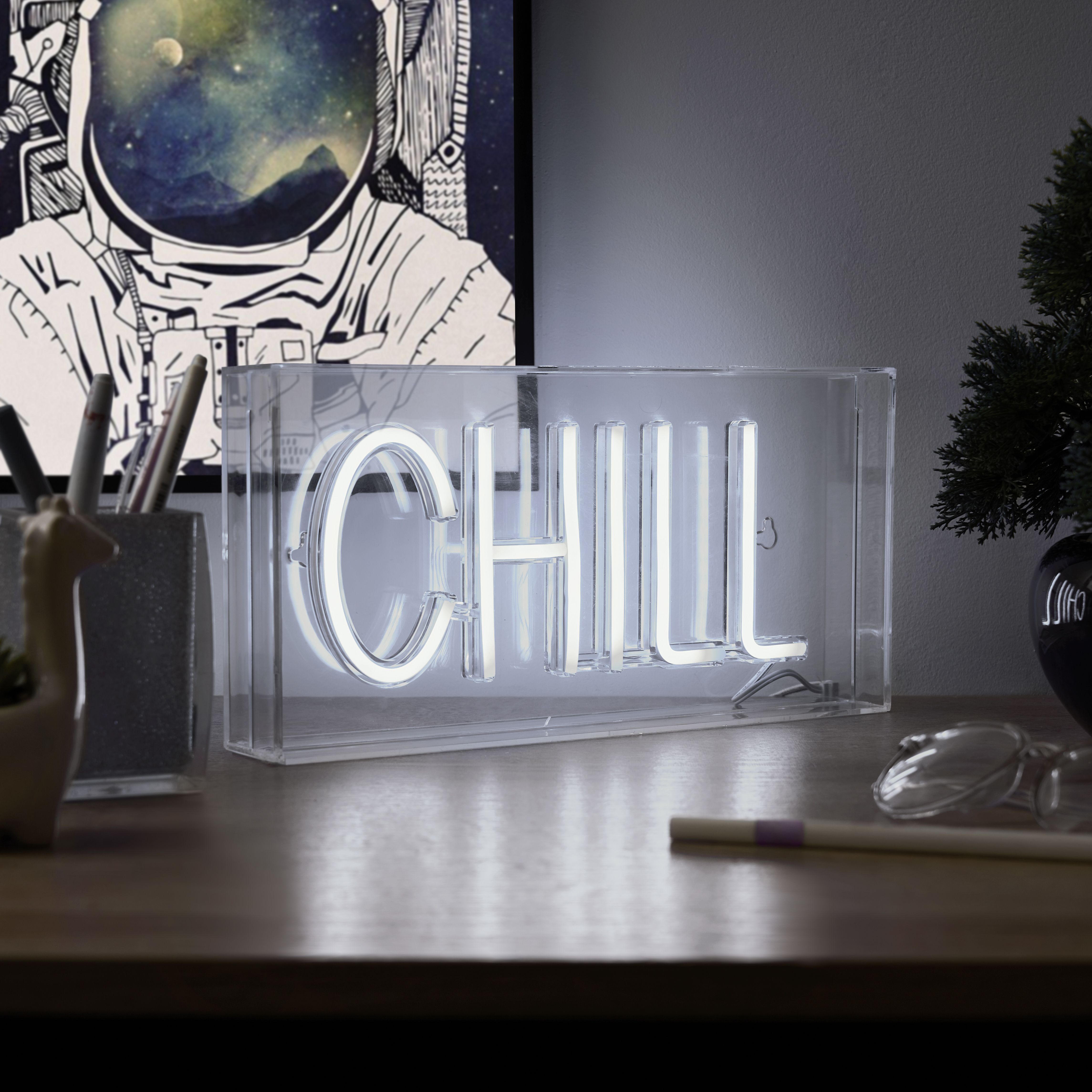 Inlight Ganya White Plug-in LED Wall light