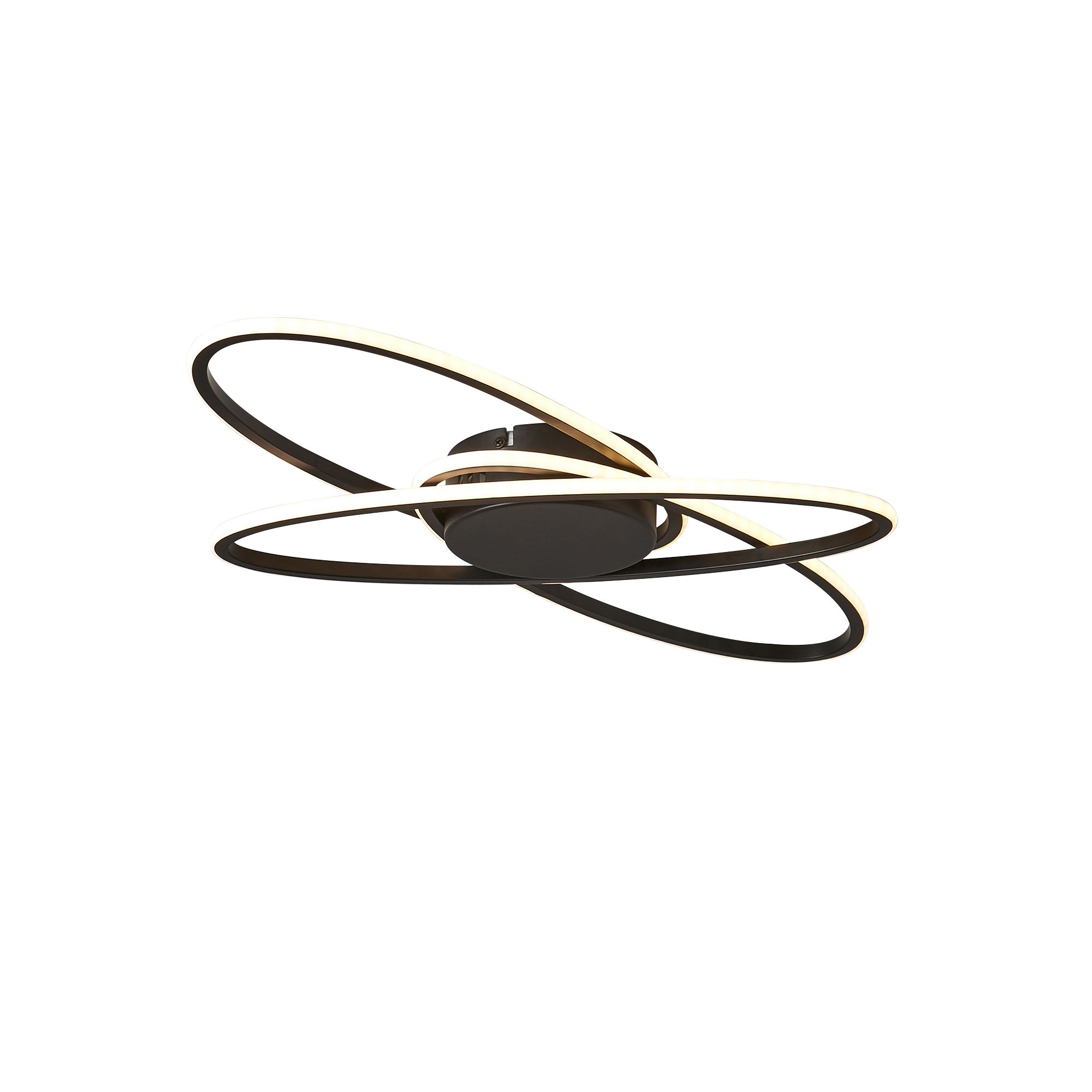 Inlight Grand Plastic & steel Black Ceiling light