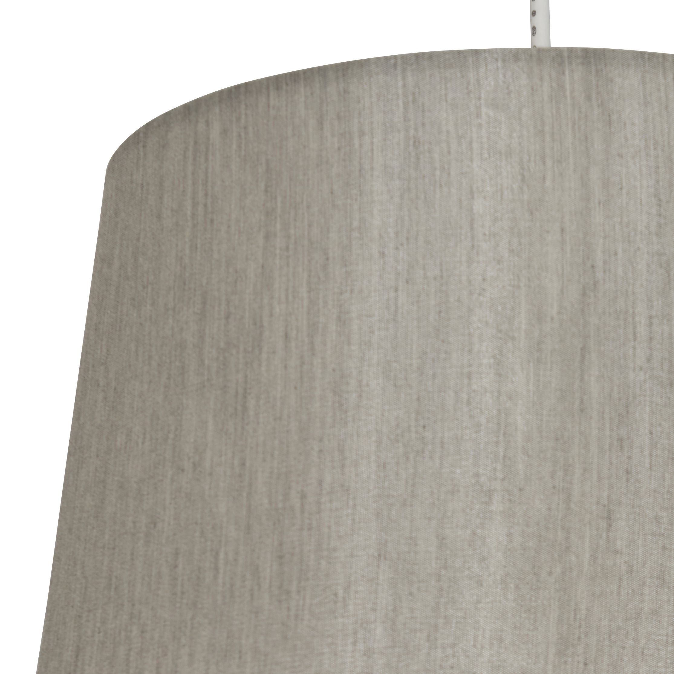 Inlight Grey Woven effect Faux Silk Light shade (D)30cm