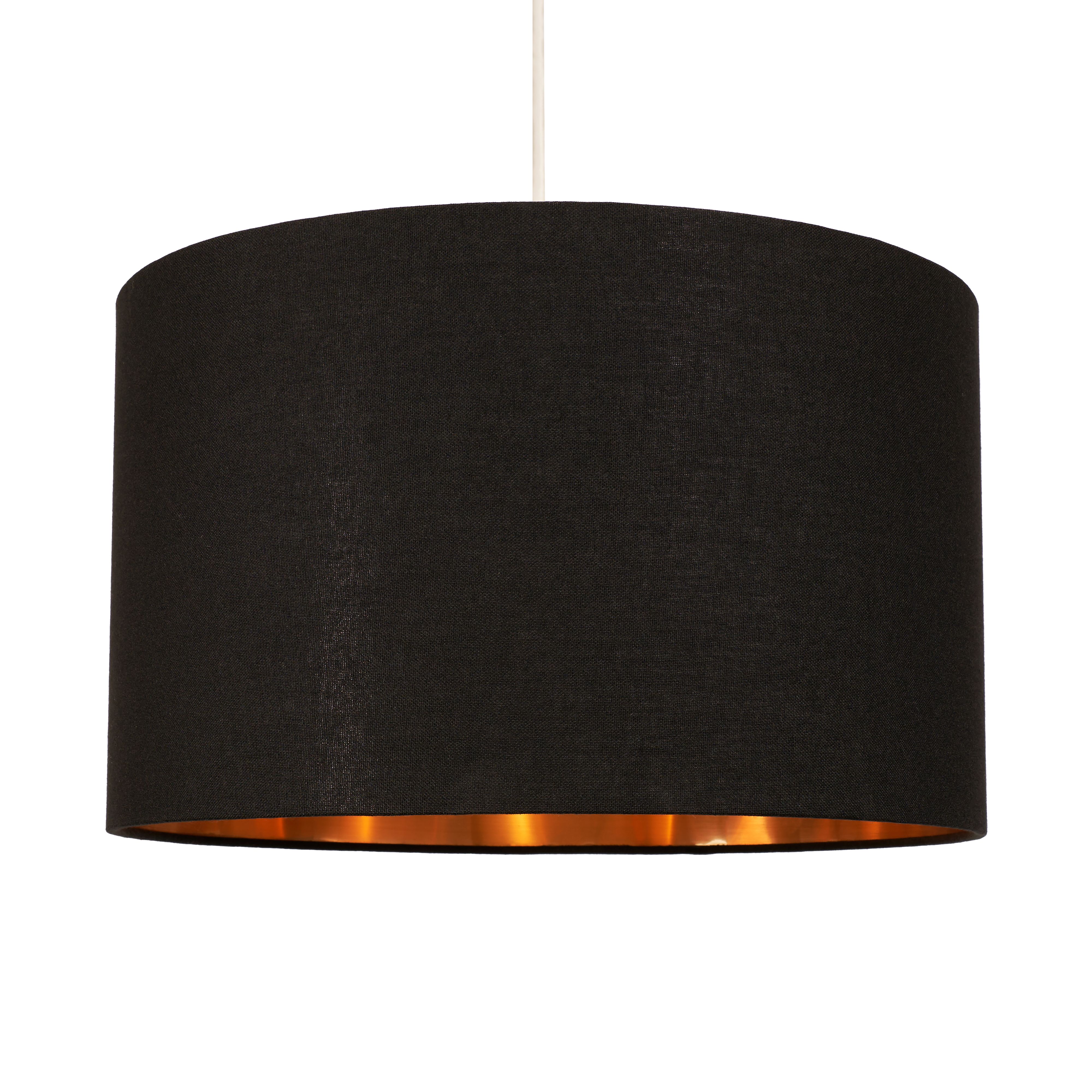 Inlight Helene Black & Gold Foil Lamp shade (D)40cm