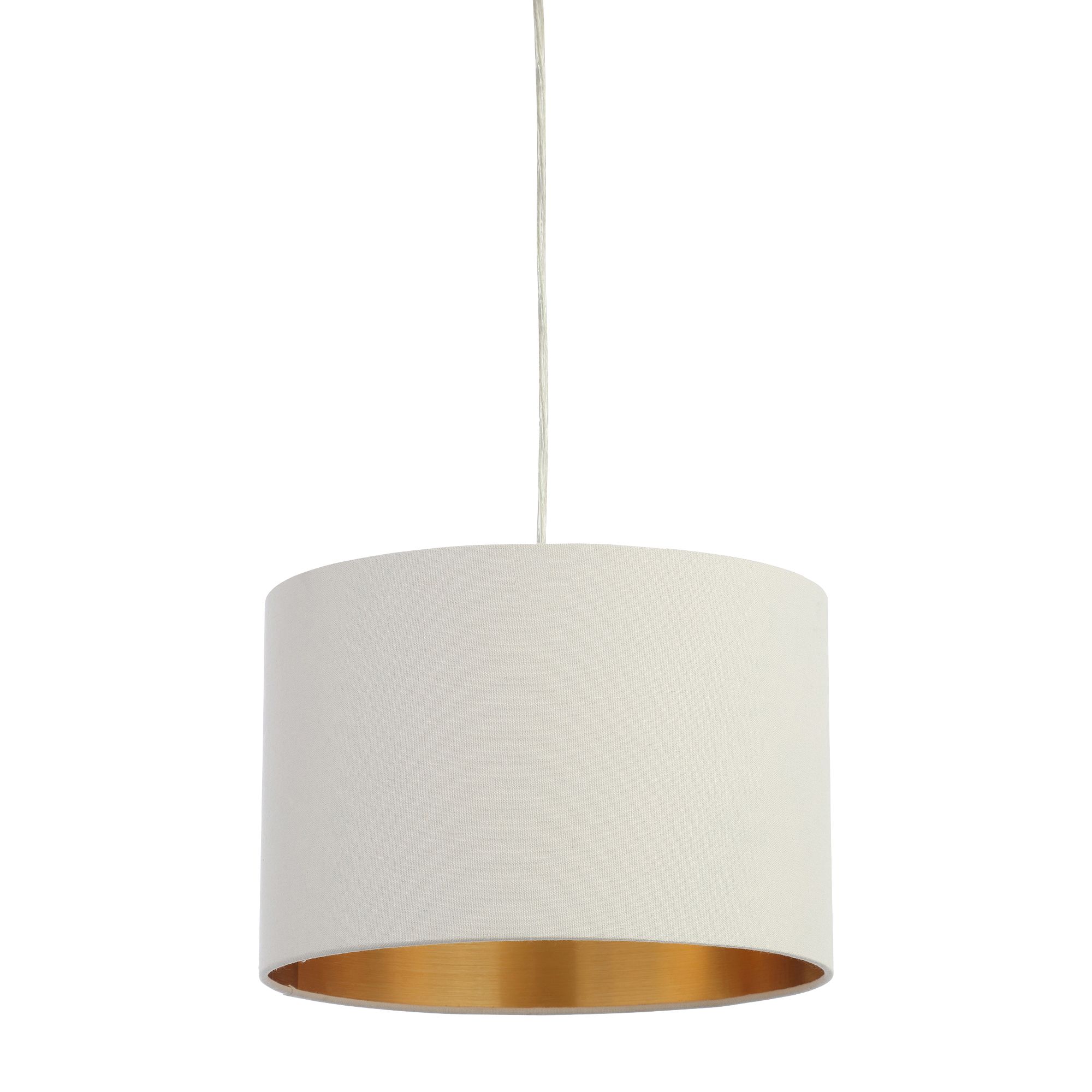 Cream and gold sales lamp shade