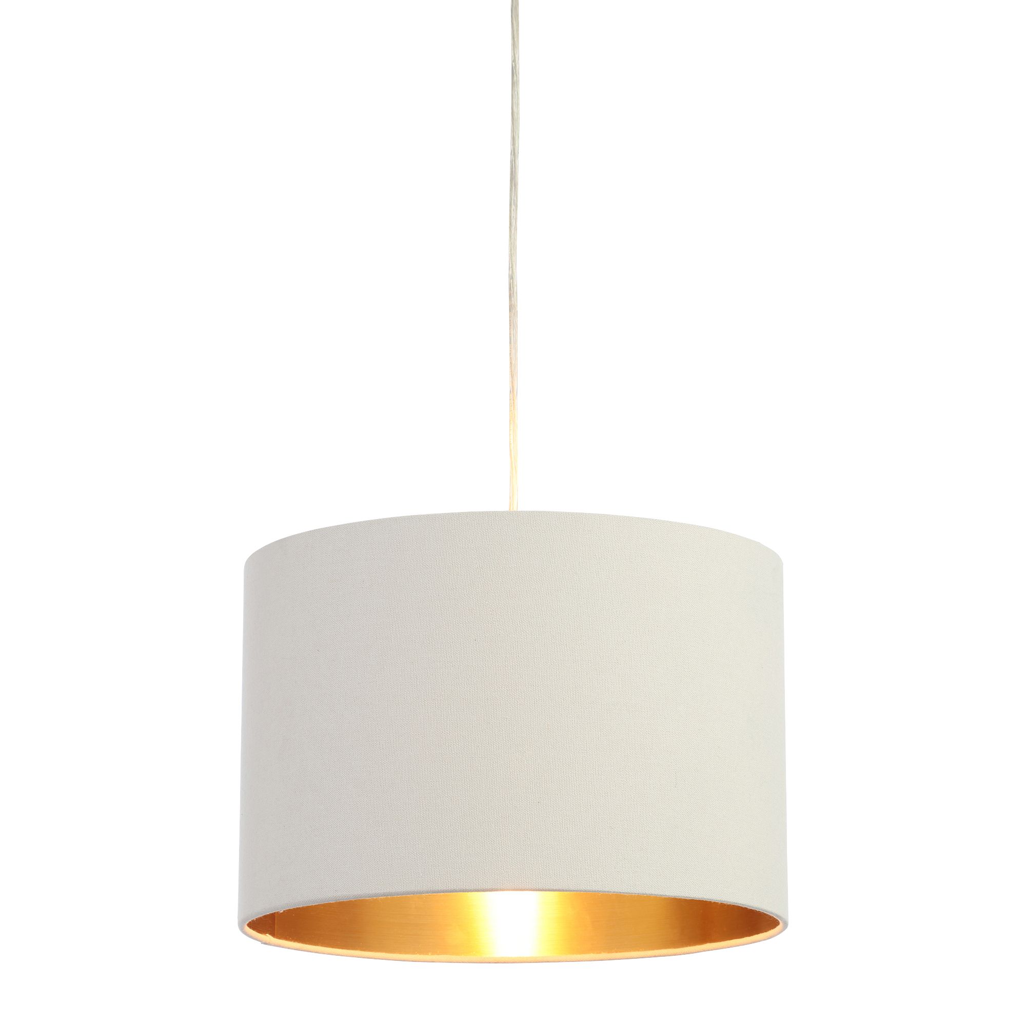 Gold pendant on sale lamp shade