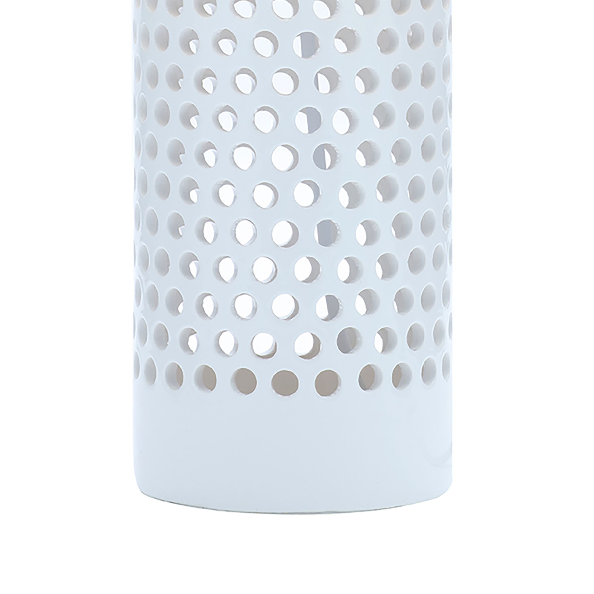 Inlight Helike Ceramic White Cylinder Table light