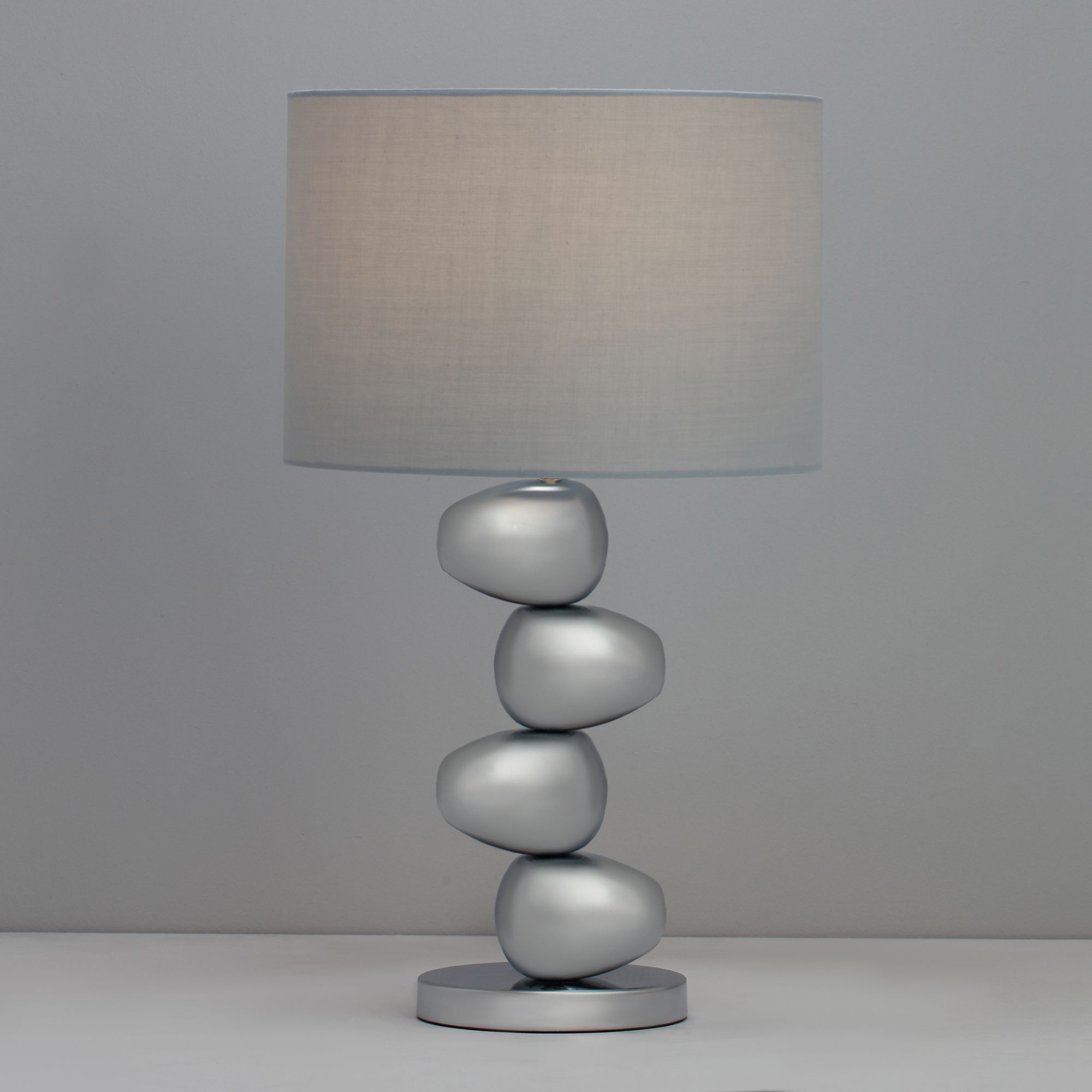 Inlight Himalia Pebble Polished Chrome effect Table light