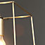 Inlight Jules Pendant Metal Antique brass effect Ceiling light