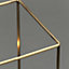 Inlight Jules Wire Matt Antique brass effect Rectangular Table lamp