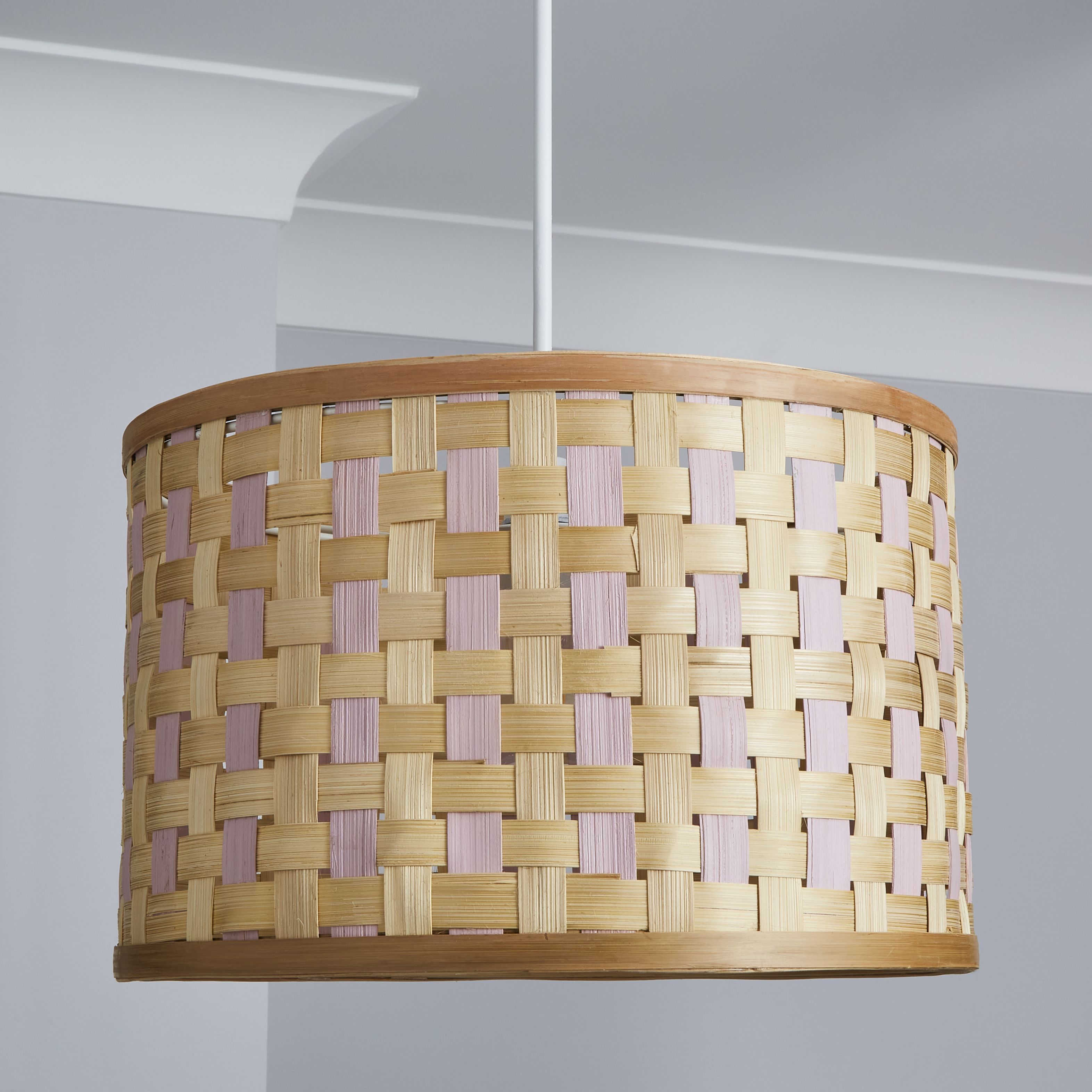 Diy woven deals lampshade