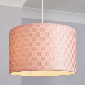 Inlight Juno Pink Woven Lamp shade (D)35cm