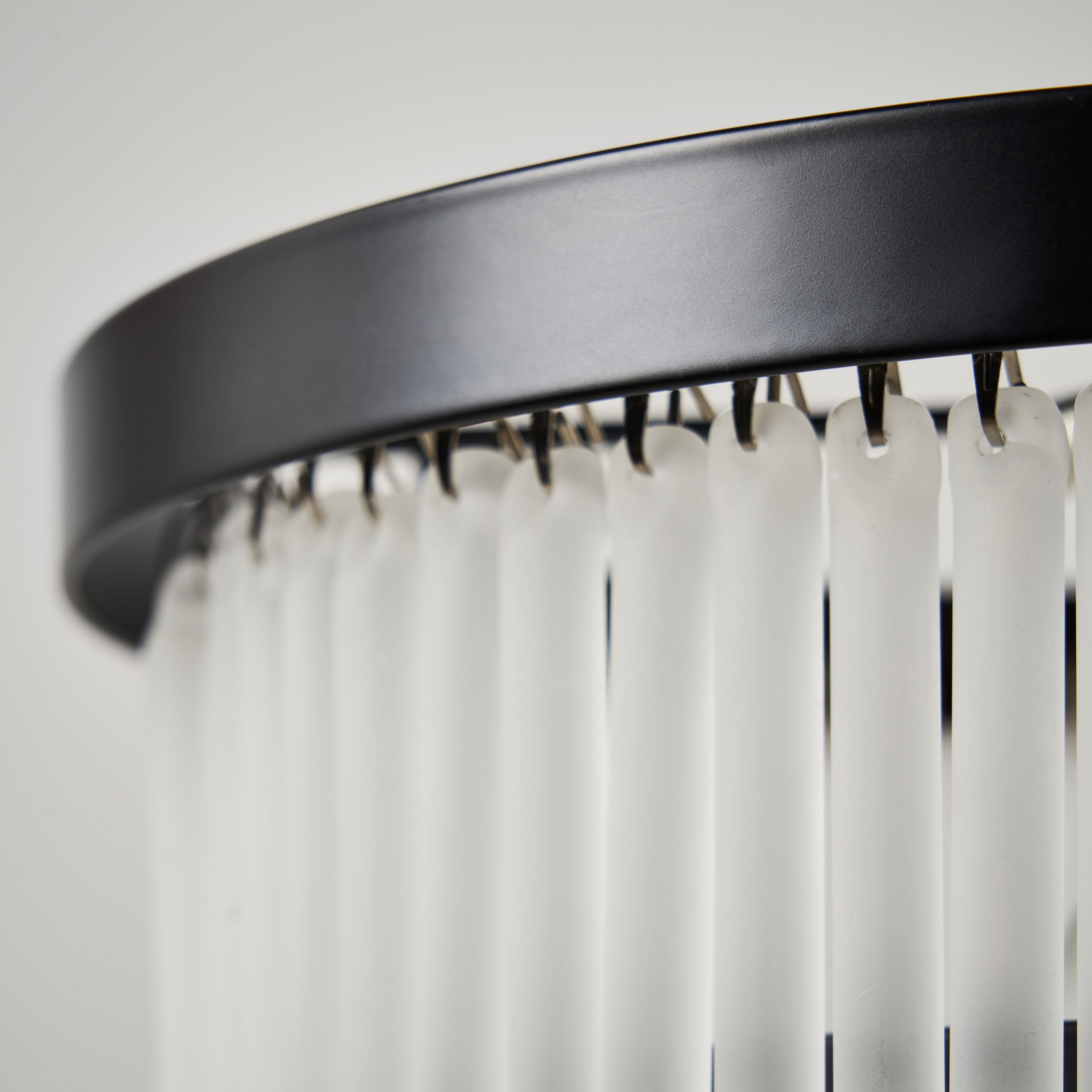 Inlight Kuip Black Round Lamp shade (D)25cm