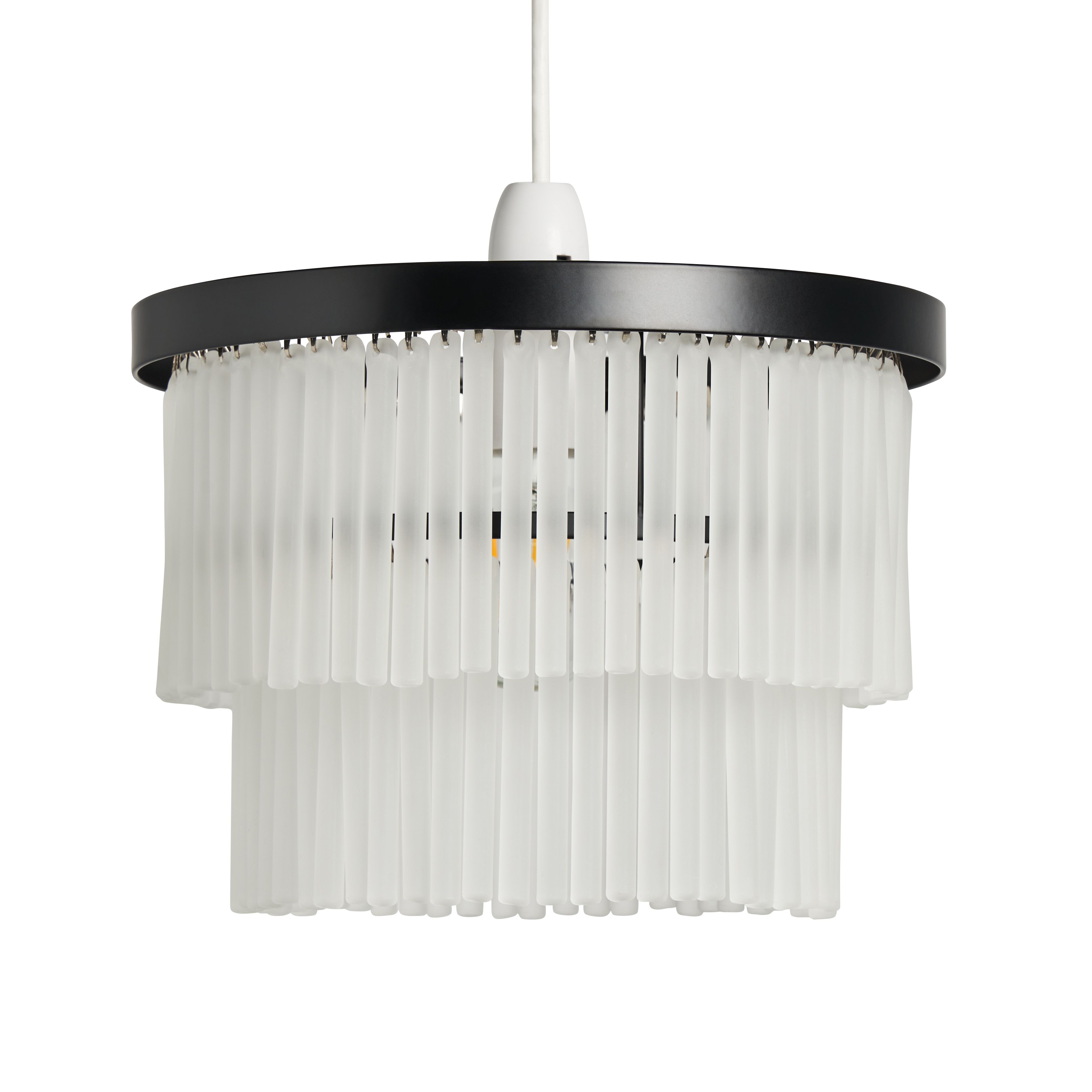 Inlight Kuip Black Round Lamp shade (D)25cm