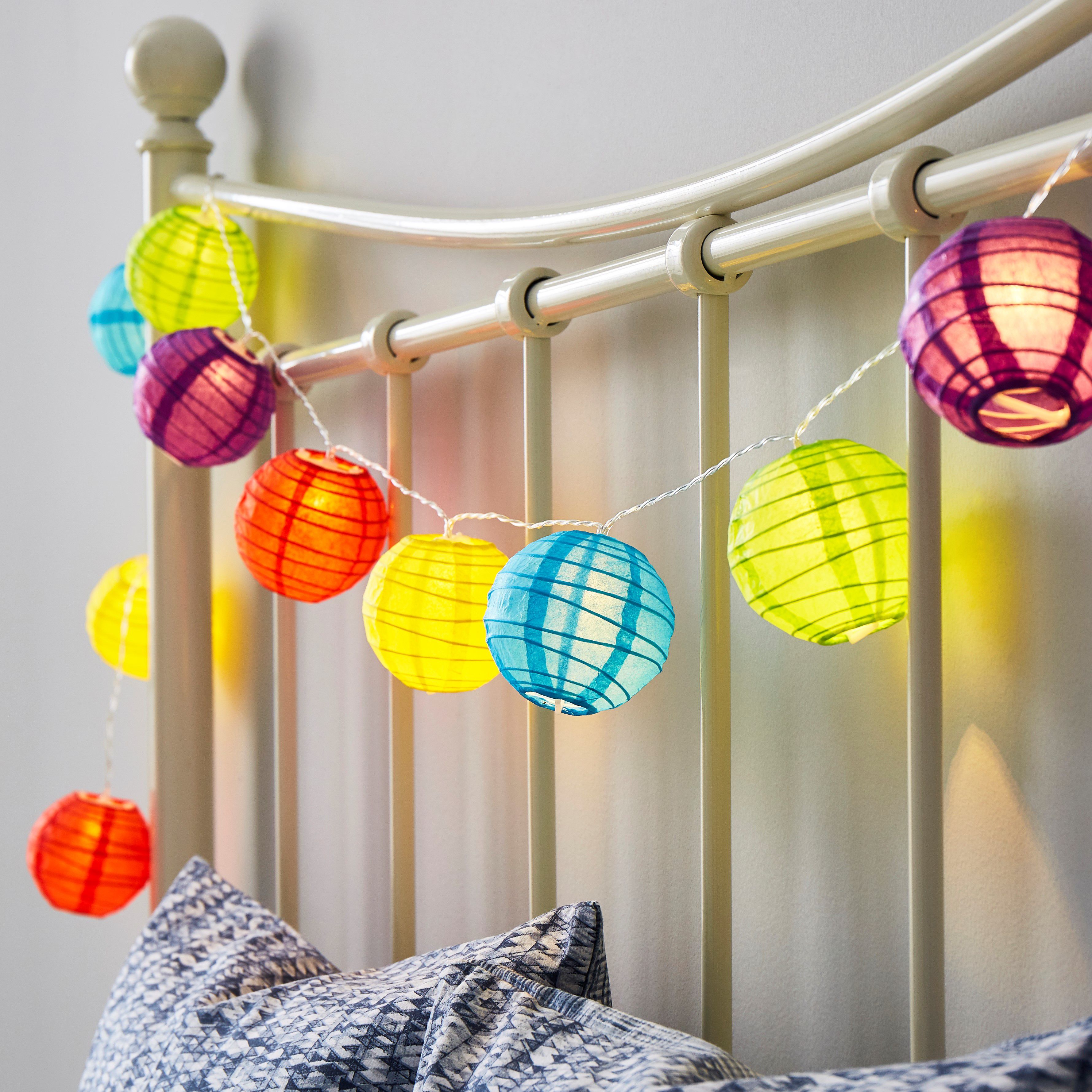 Inlight Lantern Battery-powered Warm white 10 LED Indoor String lights