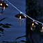 Inlight Lantern Solar-powered Warm white 10 LED Outdoor String lights