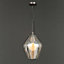 Inlight Leah Pendant Glass & metal opal Antique brass effect Ceiling light
