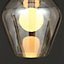 Inlight Leah Pendant Glass & metal opal Antique brass effect Ceiling light