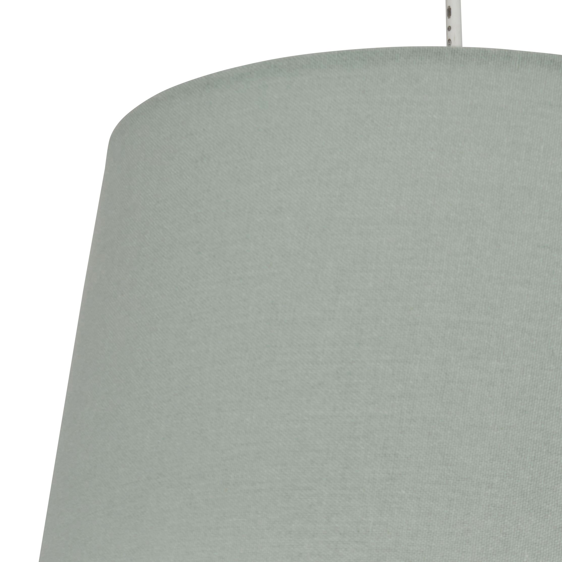Inlight Lewell Duck Egg Linen effect Contemporary Cylinder Light shade (D)30cm