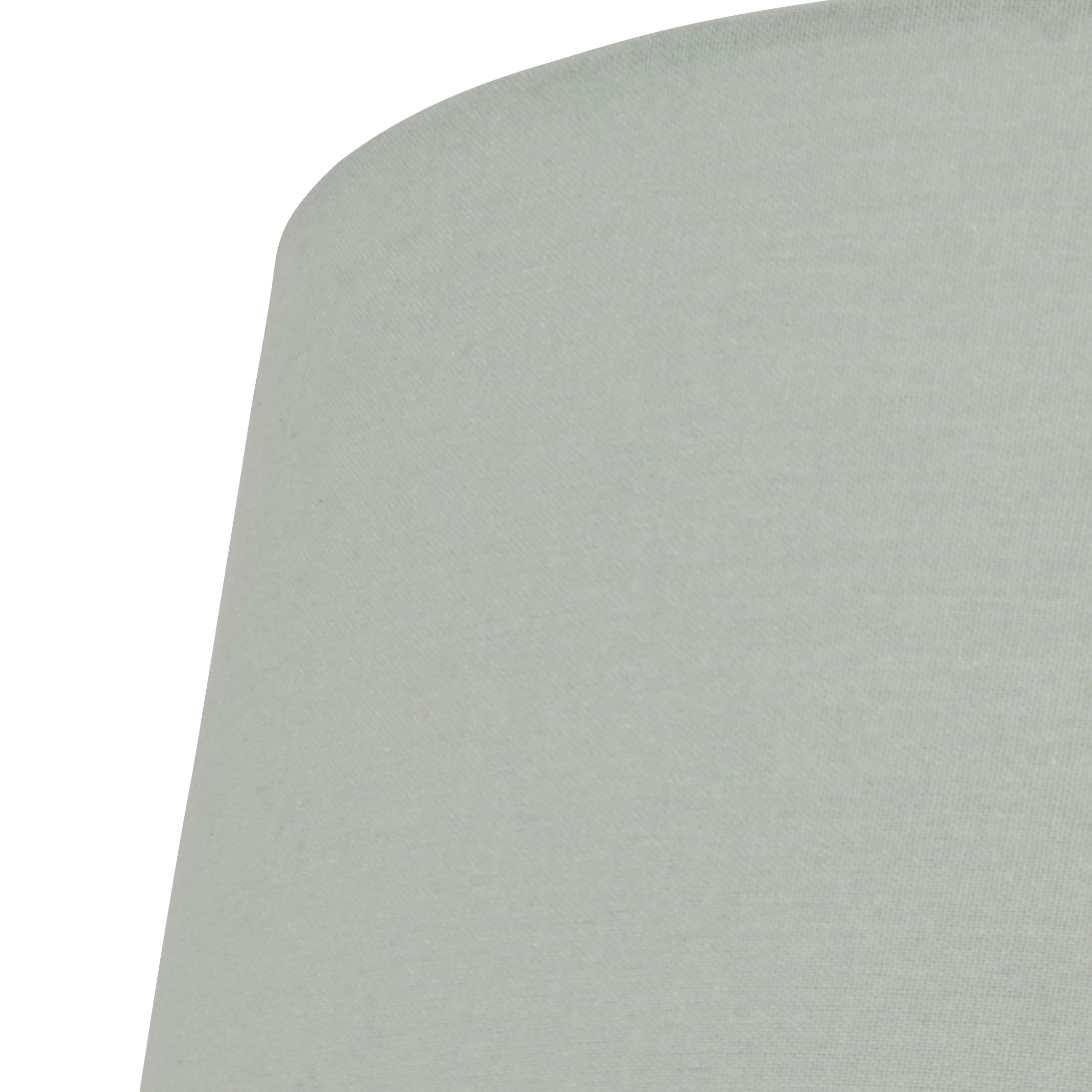 Inlight Lewell Duck Egg Linen effect Contemporary Cylinder Light shade (D)40cm