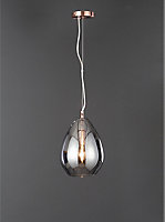 Inlight Lima Pendant Glass & iron Copper effect Ceiling light