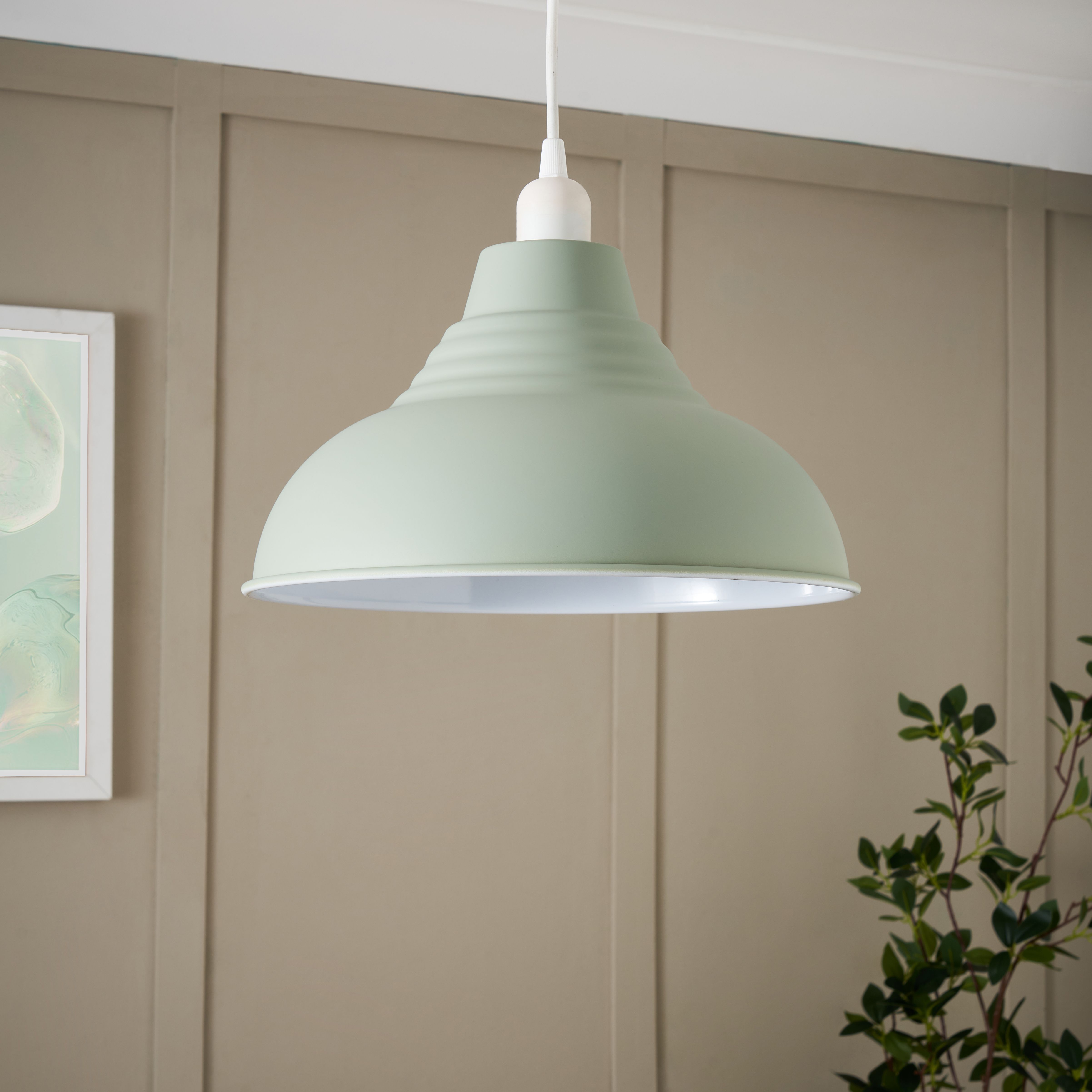 Inlight Lucia Desert Sage Round Lamp shade (D)30cm