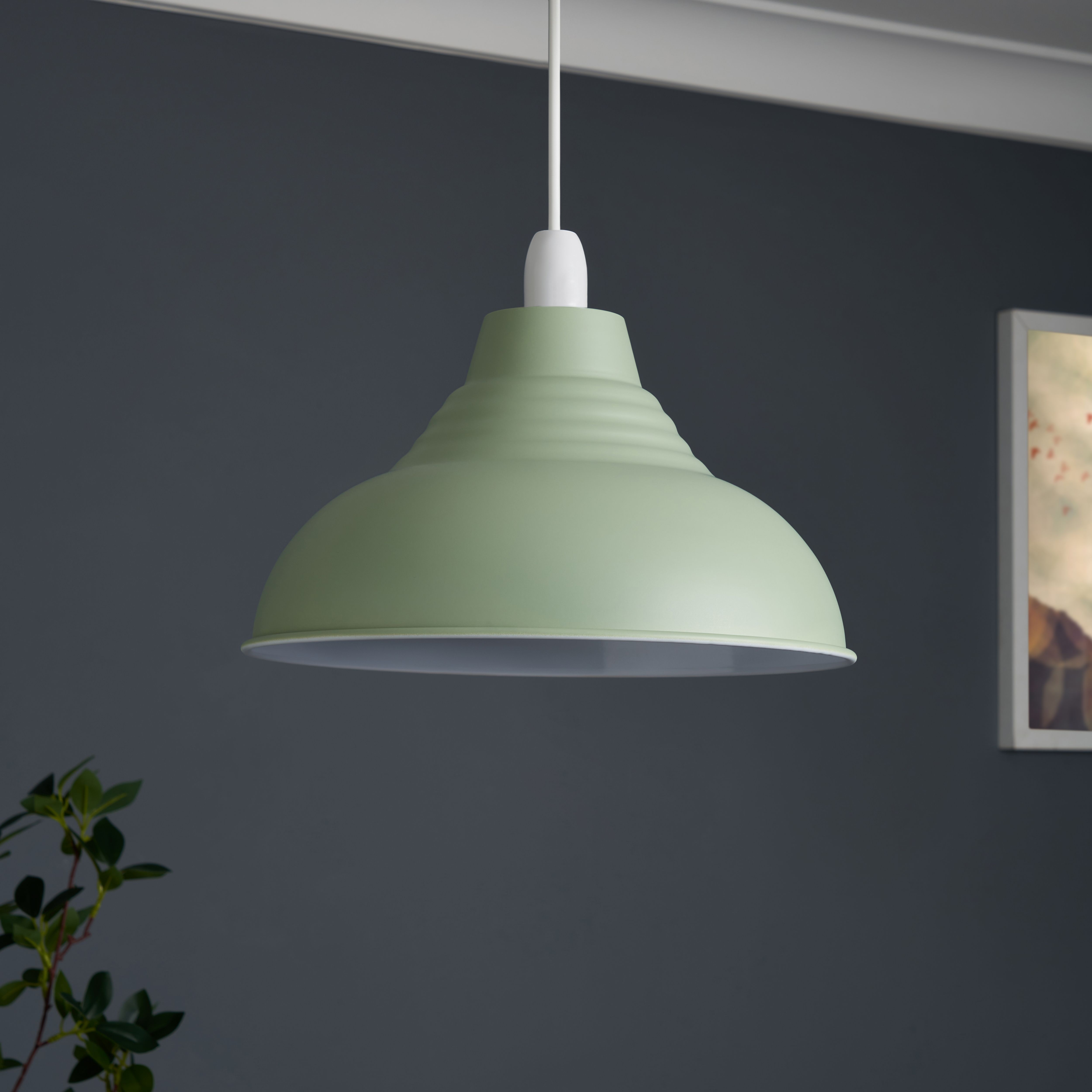 Inlight Lucia Desert Sage Round Lamp shade (D)30cm