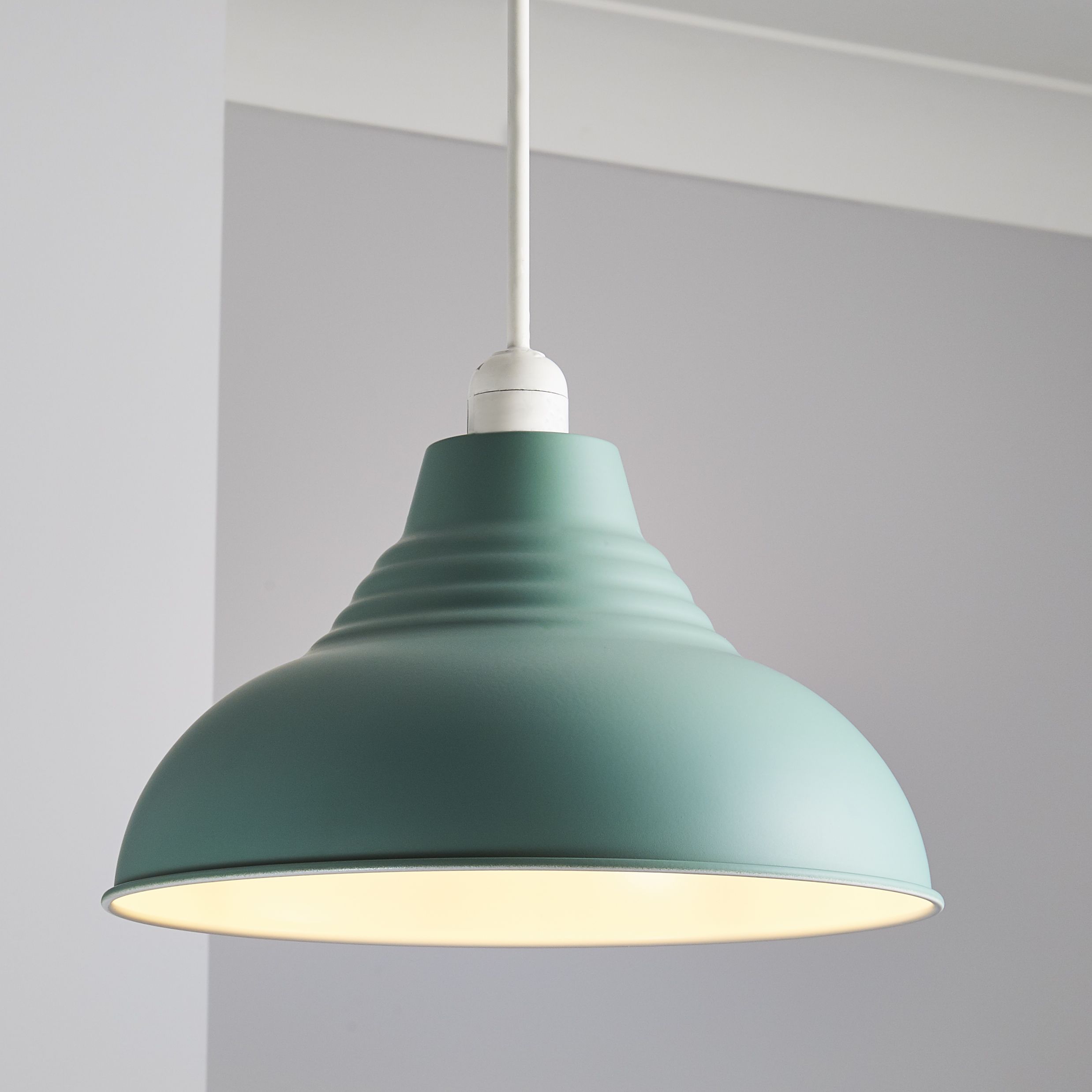Inlight Lucia Green pendant Round Light shade (D)30cm