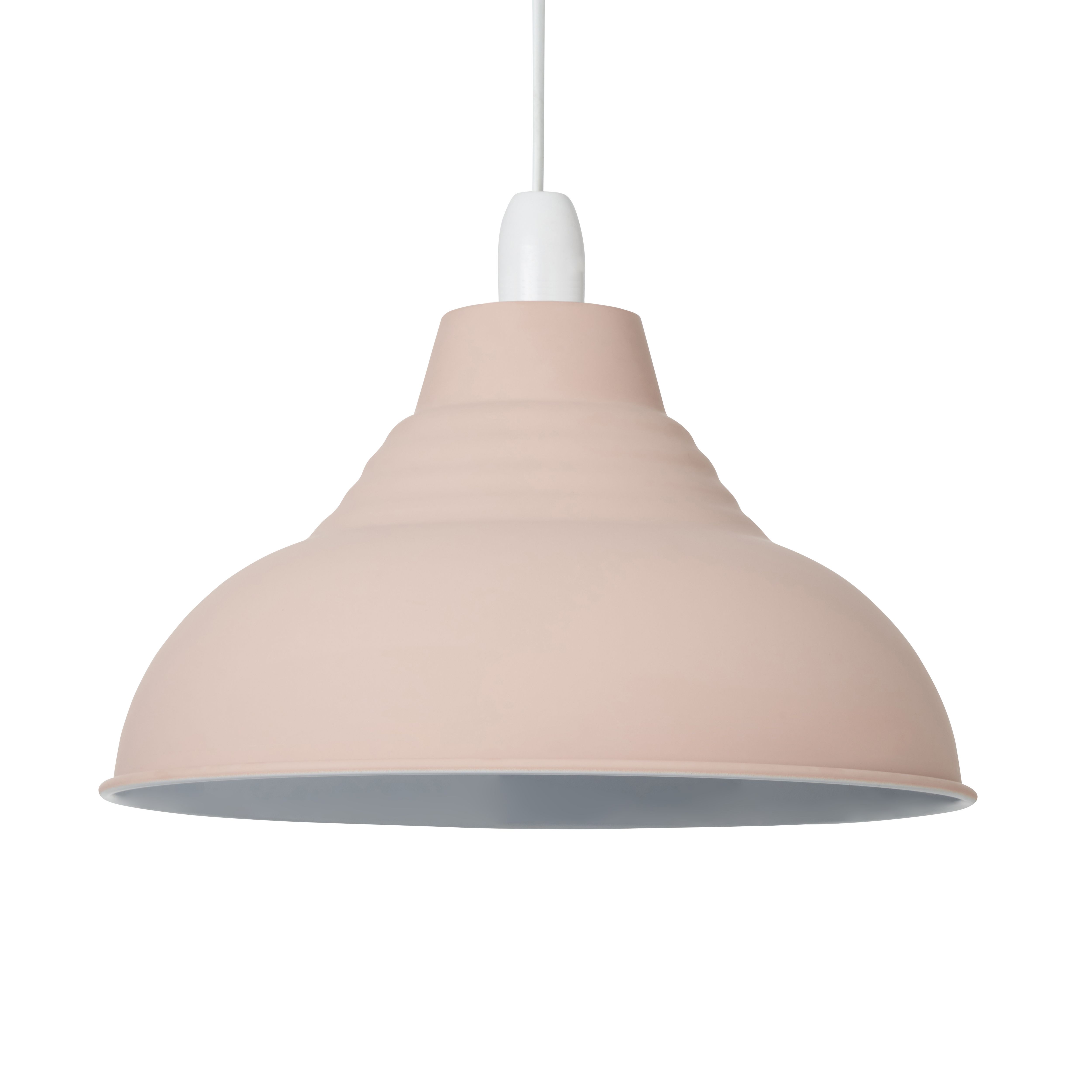 Inlight Lucia Printed Rose Pink Round Lamp shade (D)30cm