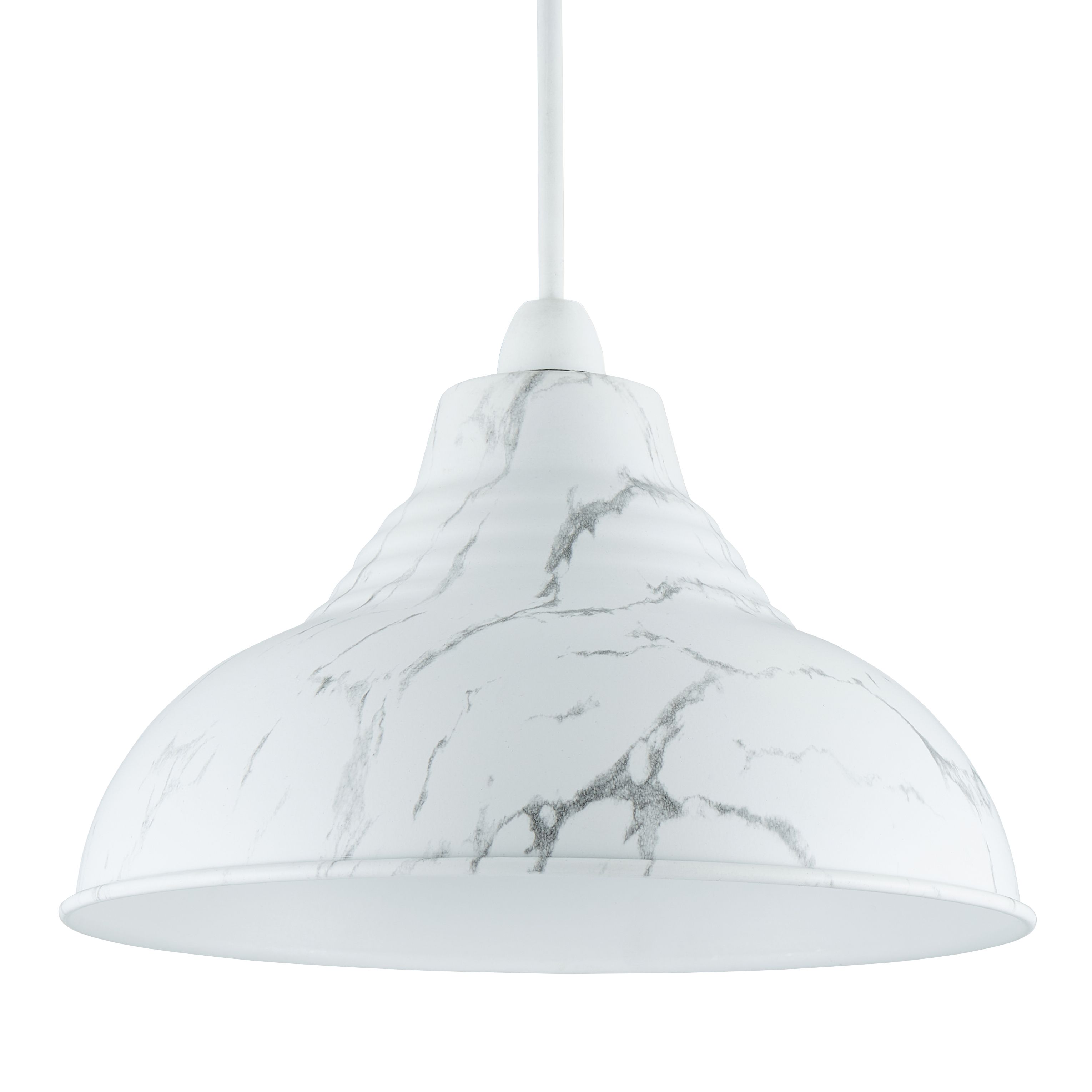 Inlight Lucia White Round Light shade (D)30cm