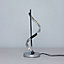 Inlight Luna Contemporary Polished Chrome effect Integrated LED Table lamp