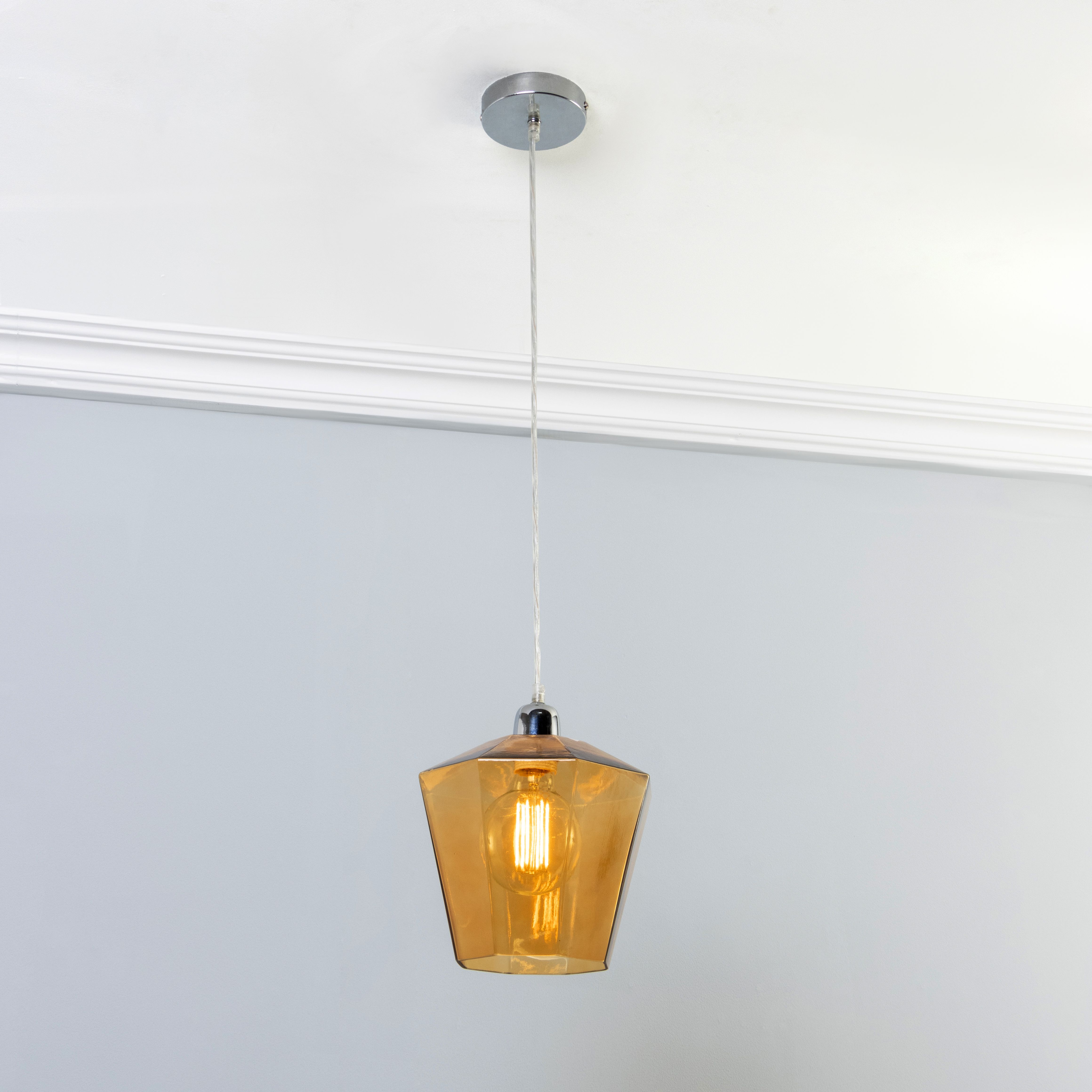 Inlight Midi Amber Light pendant, (Dia)225mm