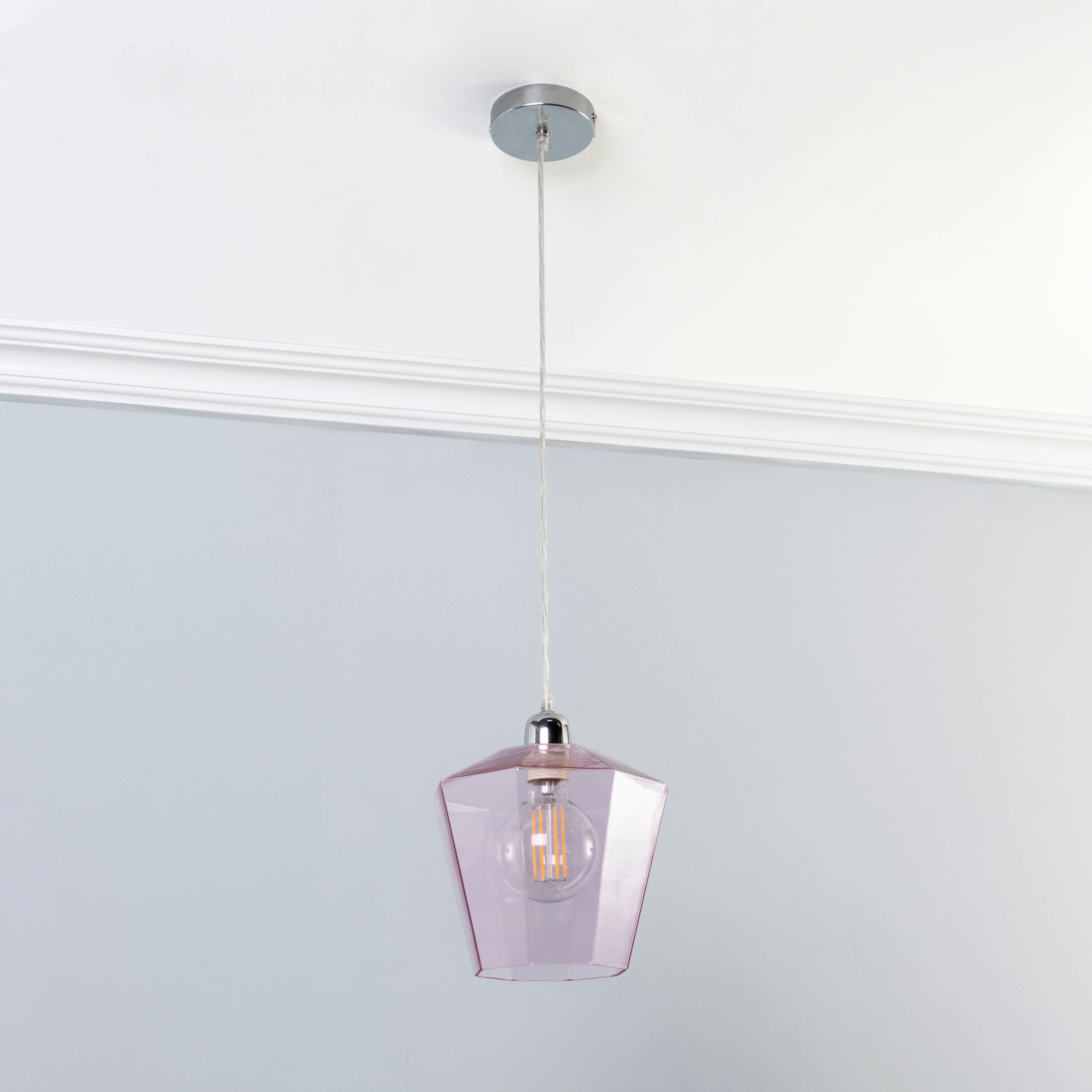 Inlight Midi pendant Pink Light pendant, (Dia)225mm