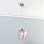 Inlight Midi Pink Light pendant, (Dia)225mm
