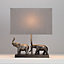 Inlight Pasithee Elephant Pewter effect Table light