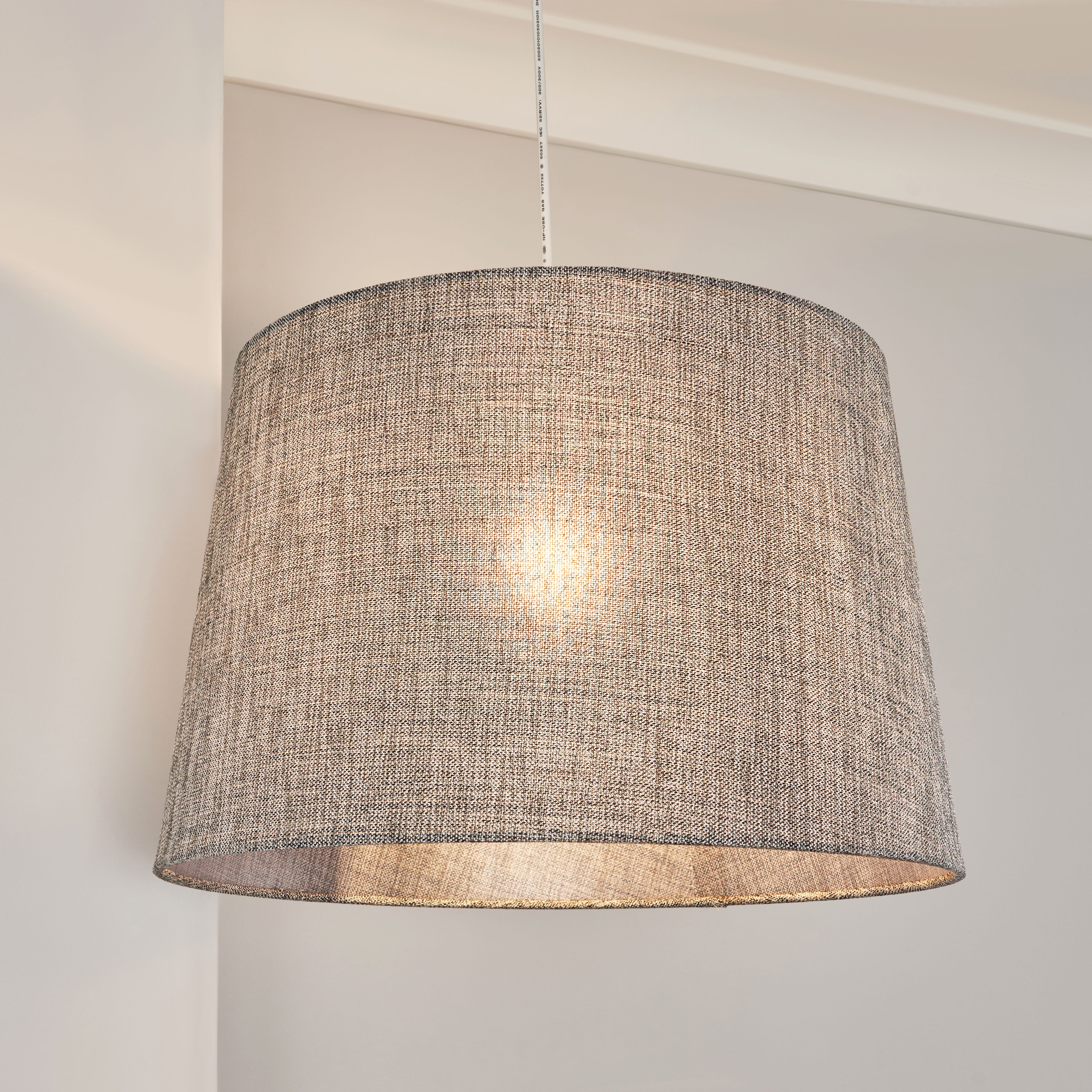 Inlight Ponte Blue Metallic effect Contemporary Light shade (D)40cm