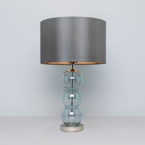 Inlight Remo Polished Chrome effect Round Table lamp