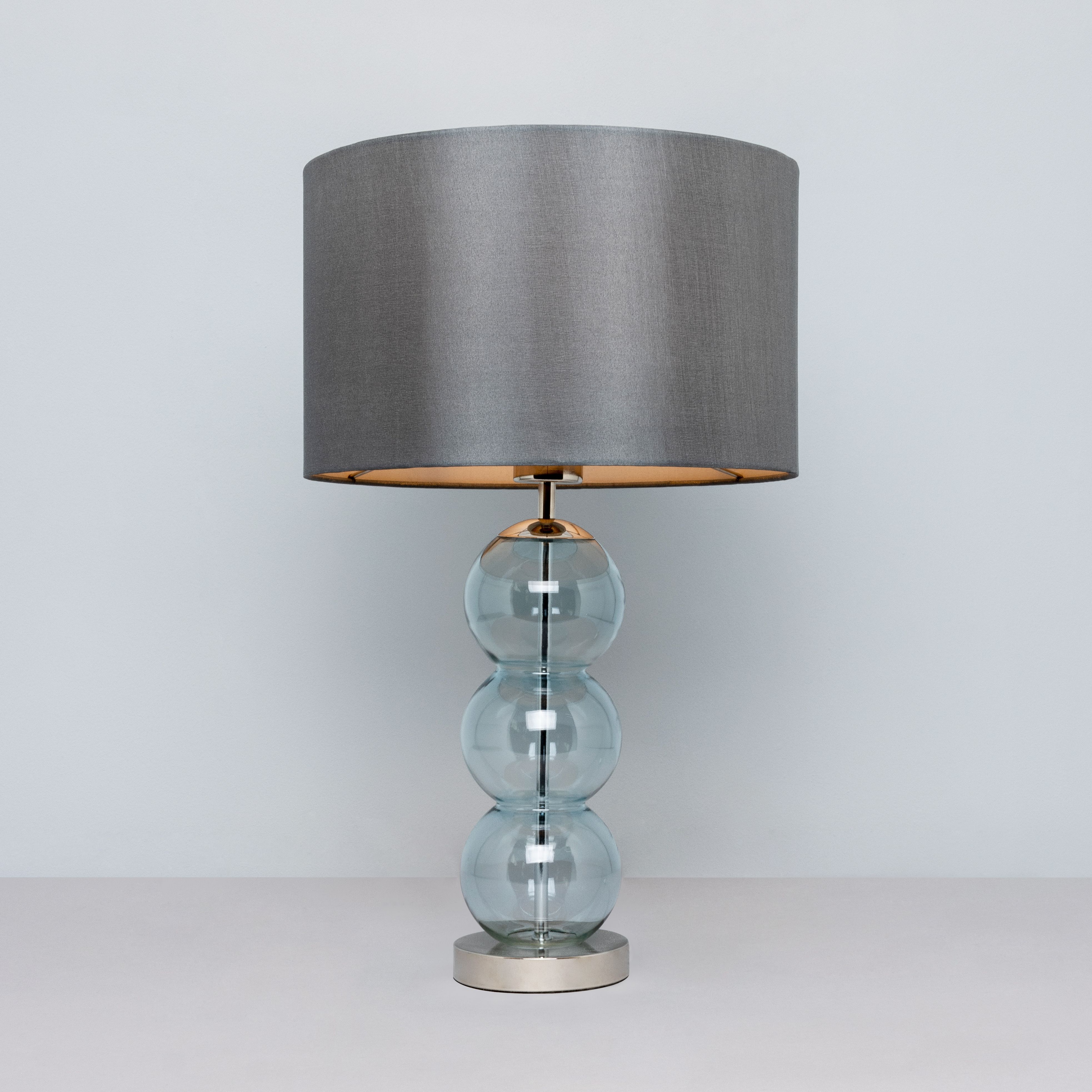 Inlight Remo Round Polished Chrome effect Table lamp