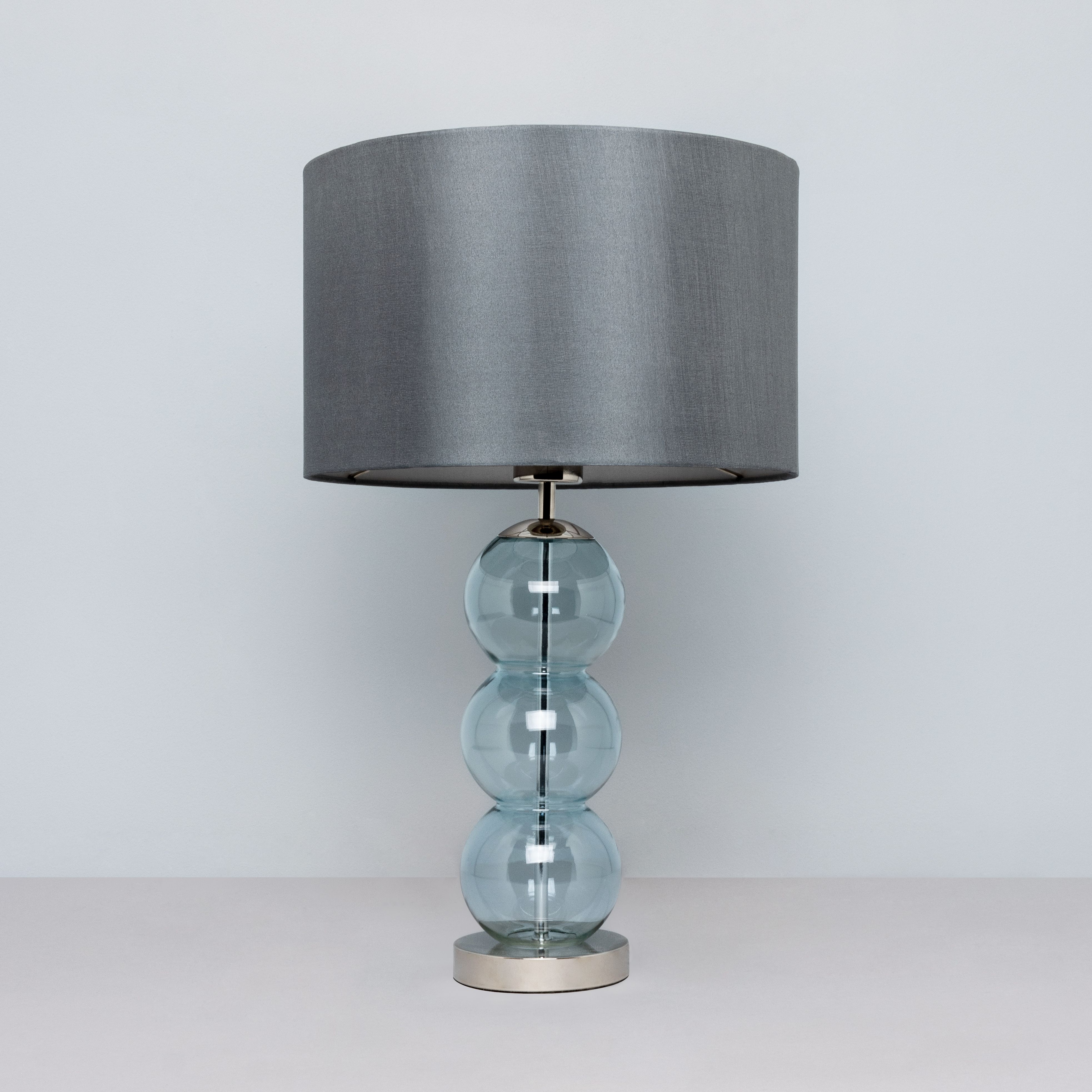 Inlight Remo Round Polished Chrome effect Table lamp
