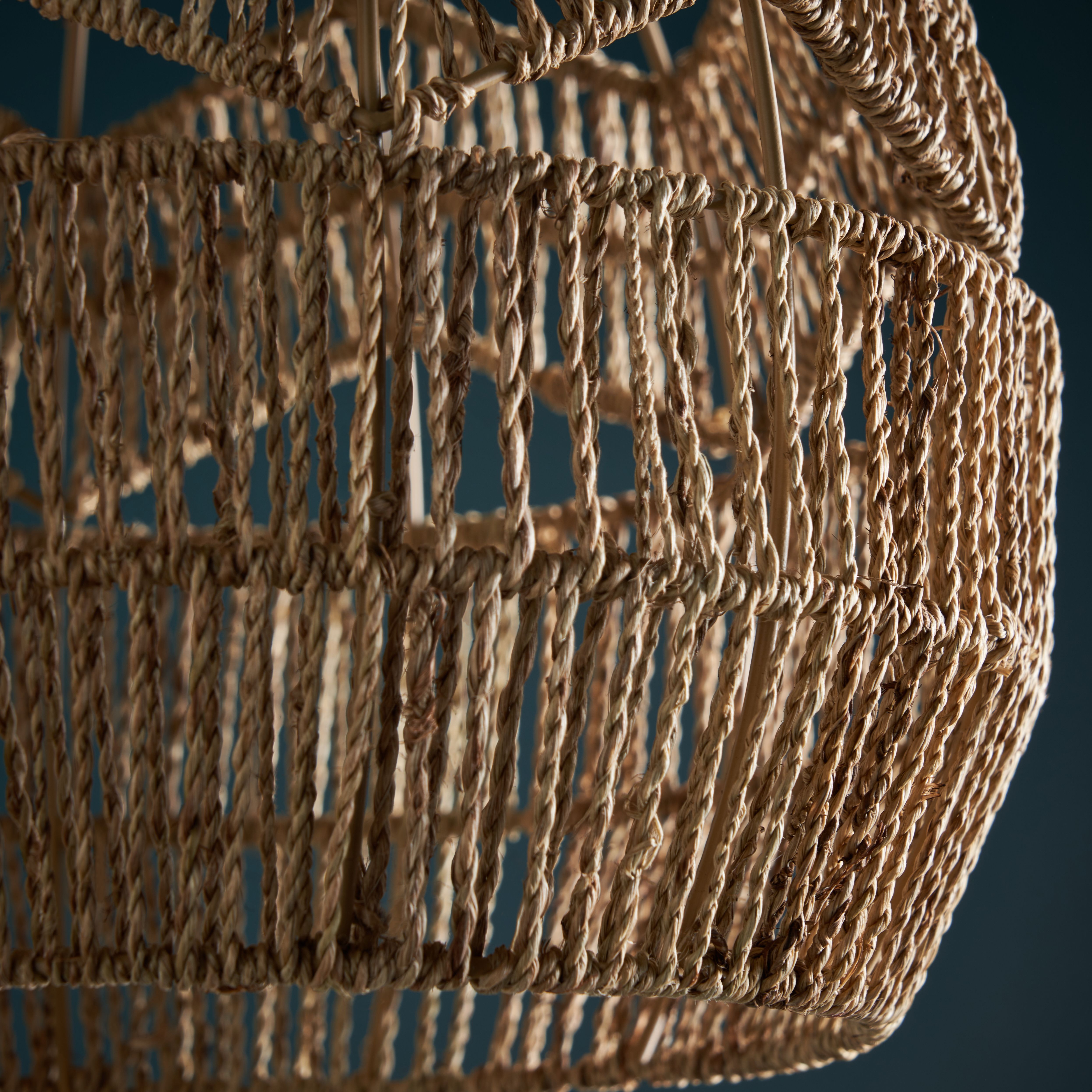 Inlight Rhea Natural Rattan Round Lamp shade (D)30cm
