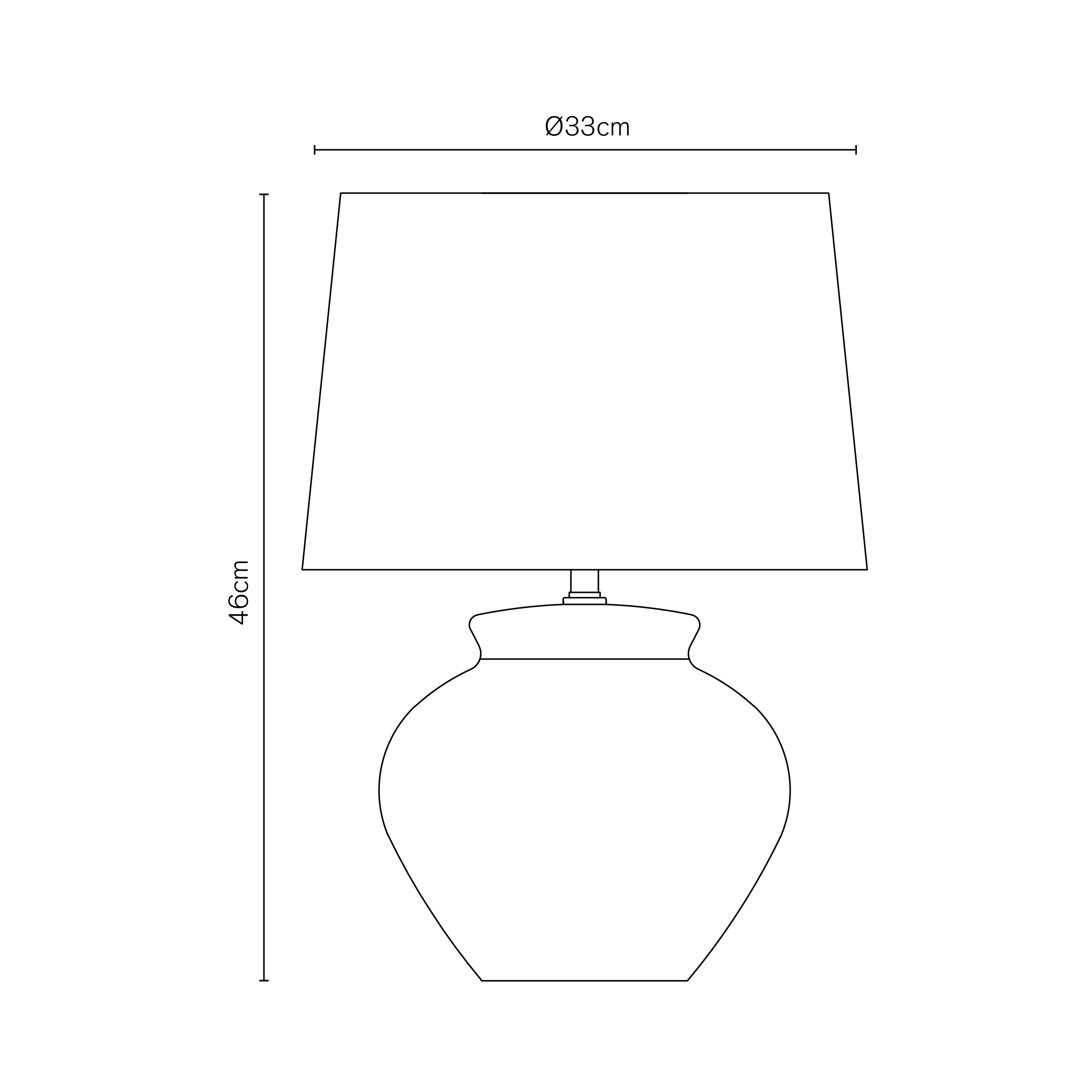 Inlight Riacho Round Matt Sand effect Table lamp