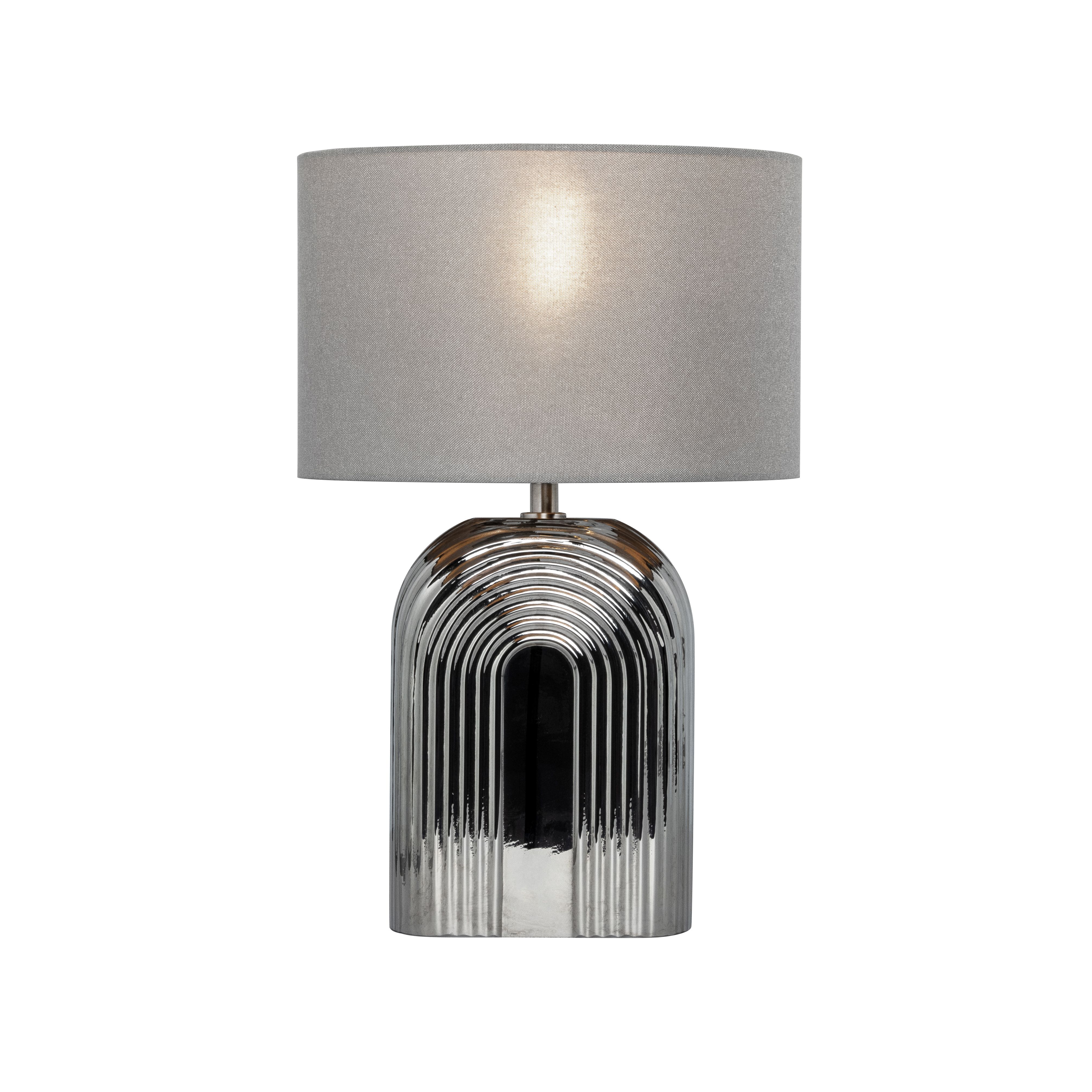 Inlight Rigo Polished Gloss Chrome Table lamp