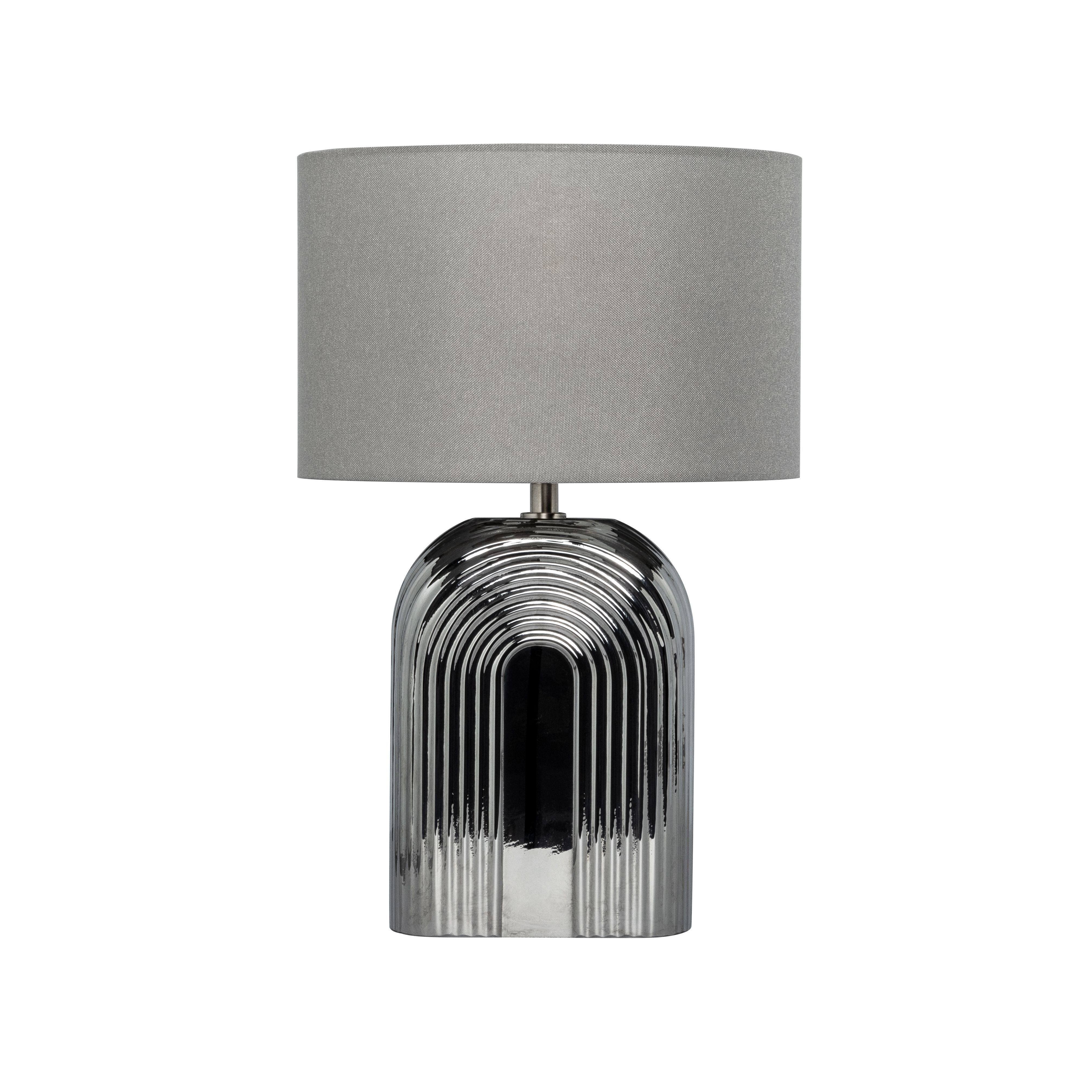 Inlight Rigo Polished Gloss Chrome Table lamp