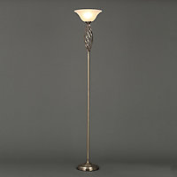 Inlight Rolli Antique brass effect Floor lamp