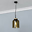 Inlight Rudi Matt Antique Bronze LED Pendant ceiling light, (Dia)200mm