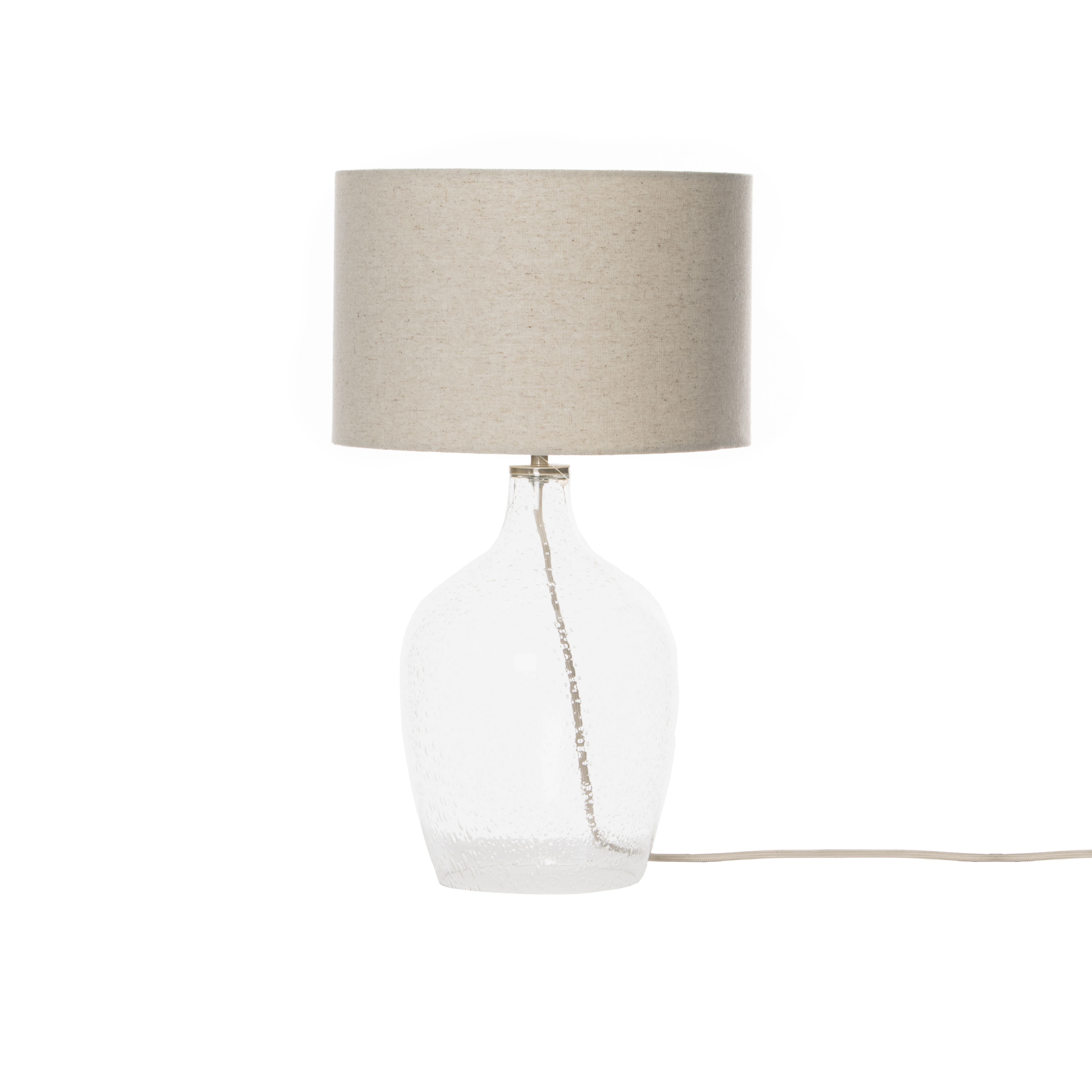 Inlight Scuro Clear Round Table lamp