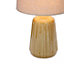 Inlight Stephano Embossed ceramic Ochre LED Table light