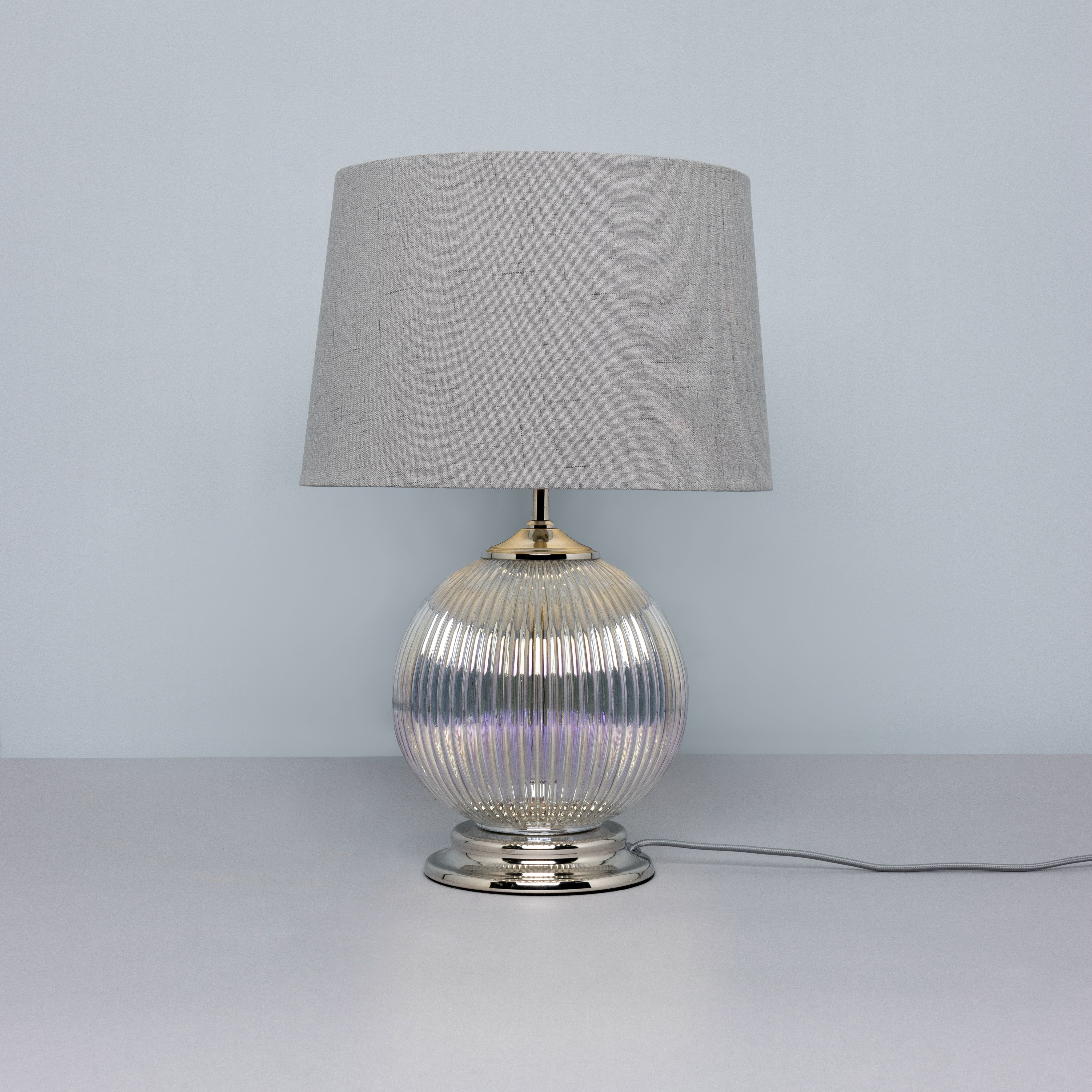 Inlight Sula Grey Round Table lamp