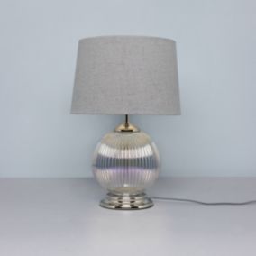 Inlight Sula Grey Round Table lamp