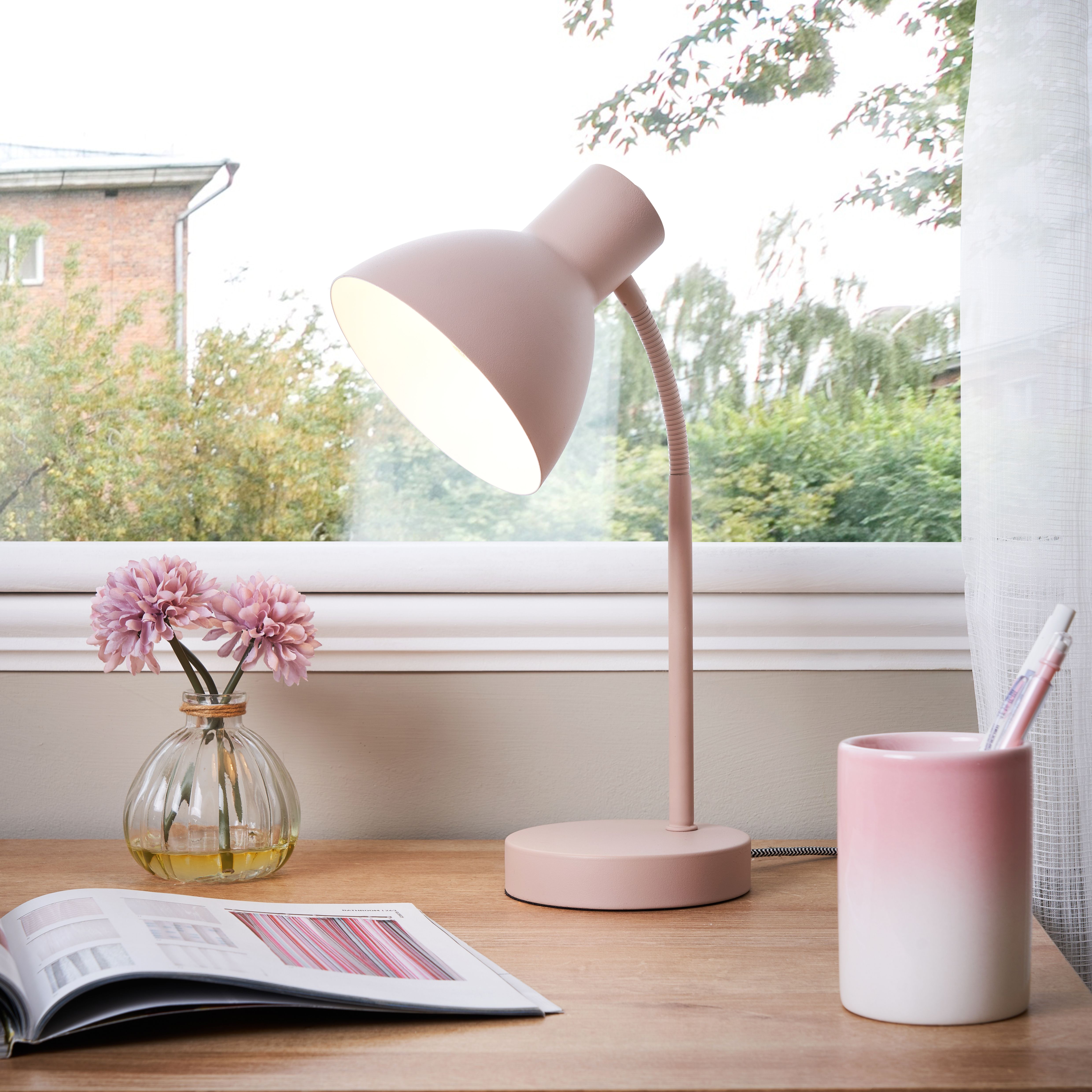 Inlight Tripp Matt Rose Dust Desk lamp