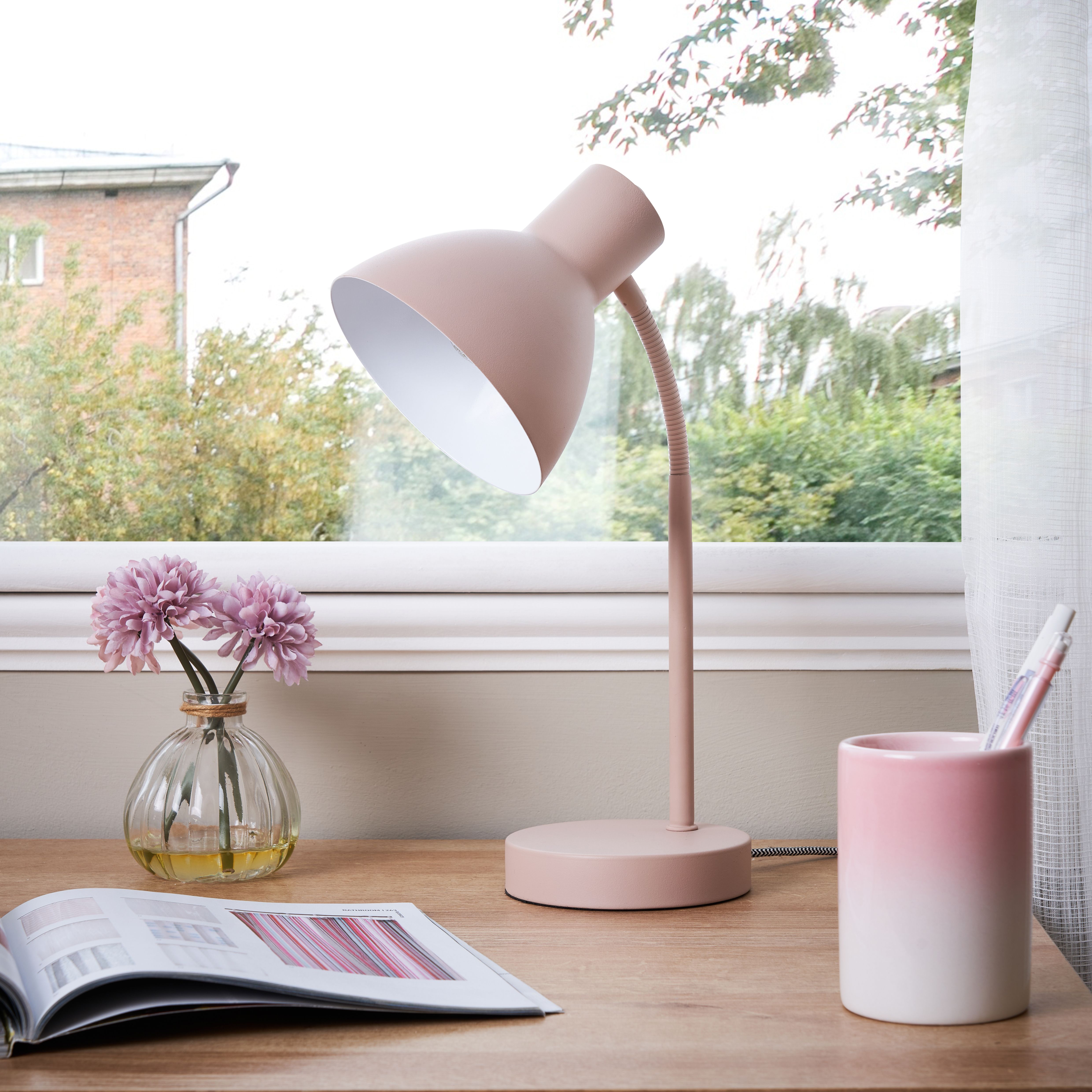 Inlight Tripp Matt Rose Dust Desk lamp