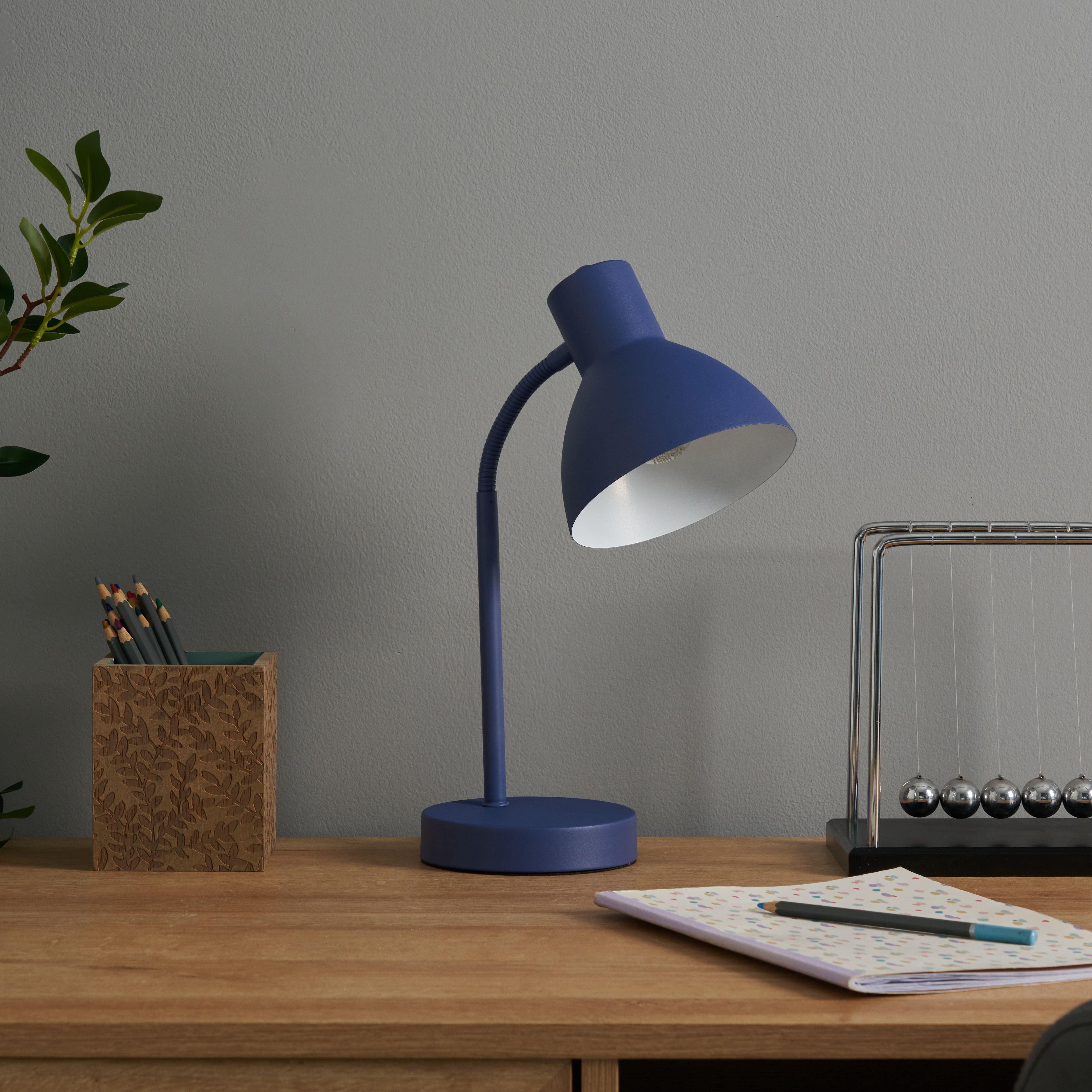 Navy desk lamp fashion